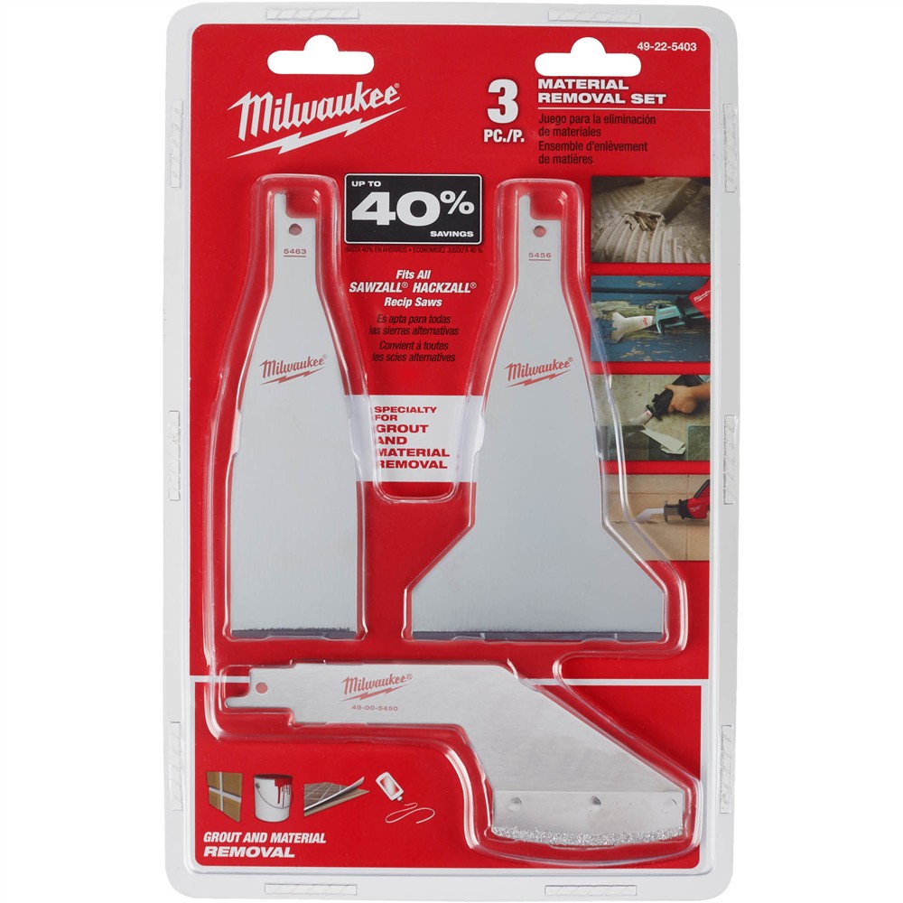 SAWZALL Material Removal Blade Set 3pc at