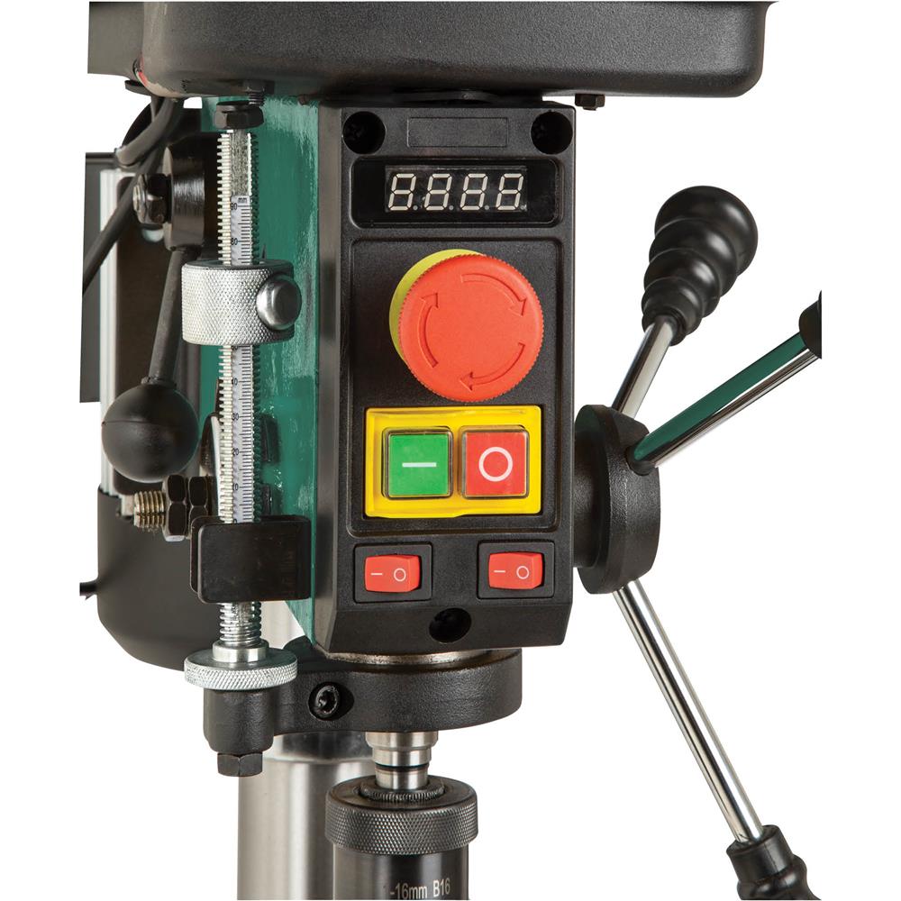 12" VariableSpeed Benchtop Drill Press with Laser at