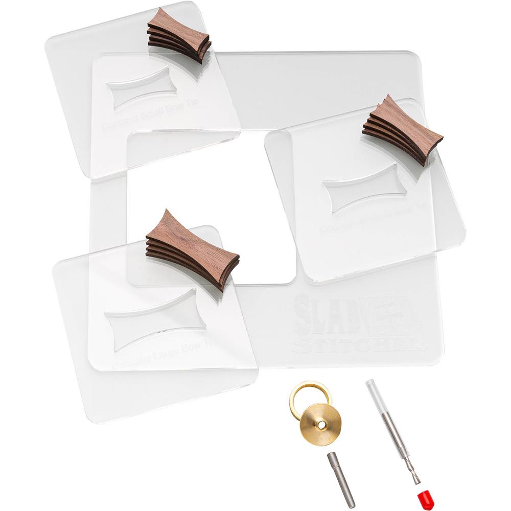 Walnut Mega Pack Starter Inlay Kit Concave Bow Tie Grizzly Industrial