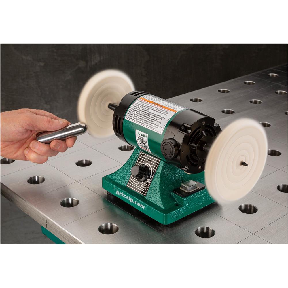 3/4 HP VariableSpeed Mini Benchtop Buffer at