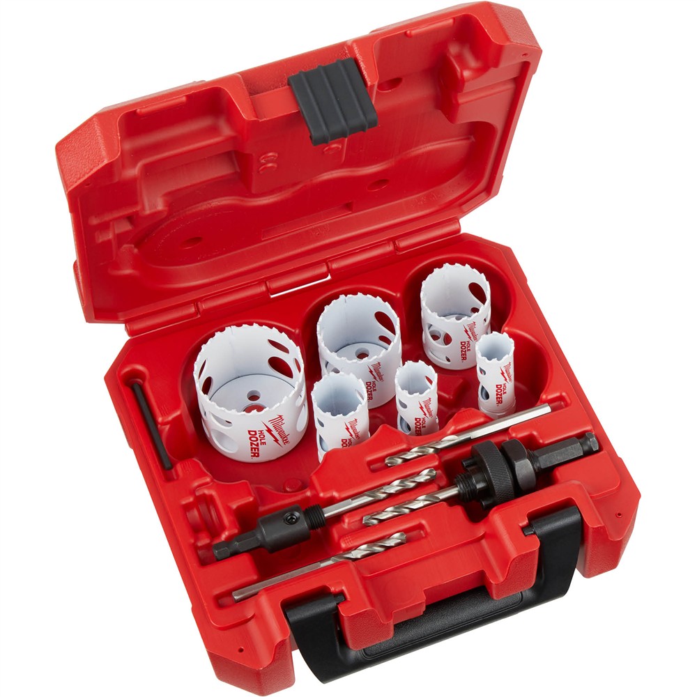 10 Pc. Plumbers Hole Saw Kit at