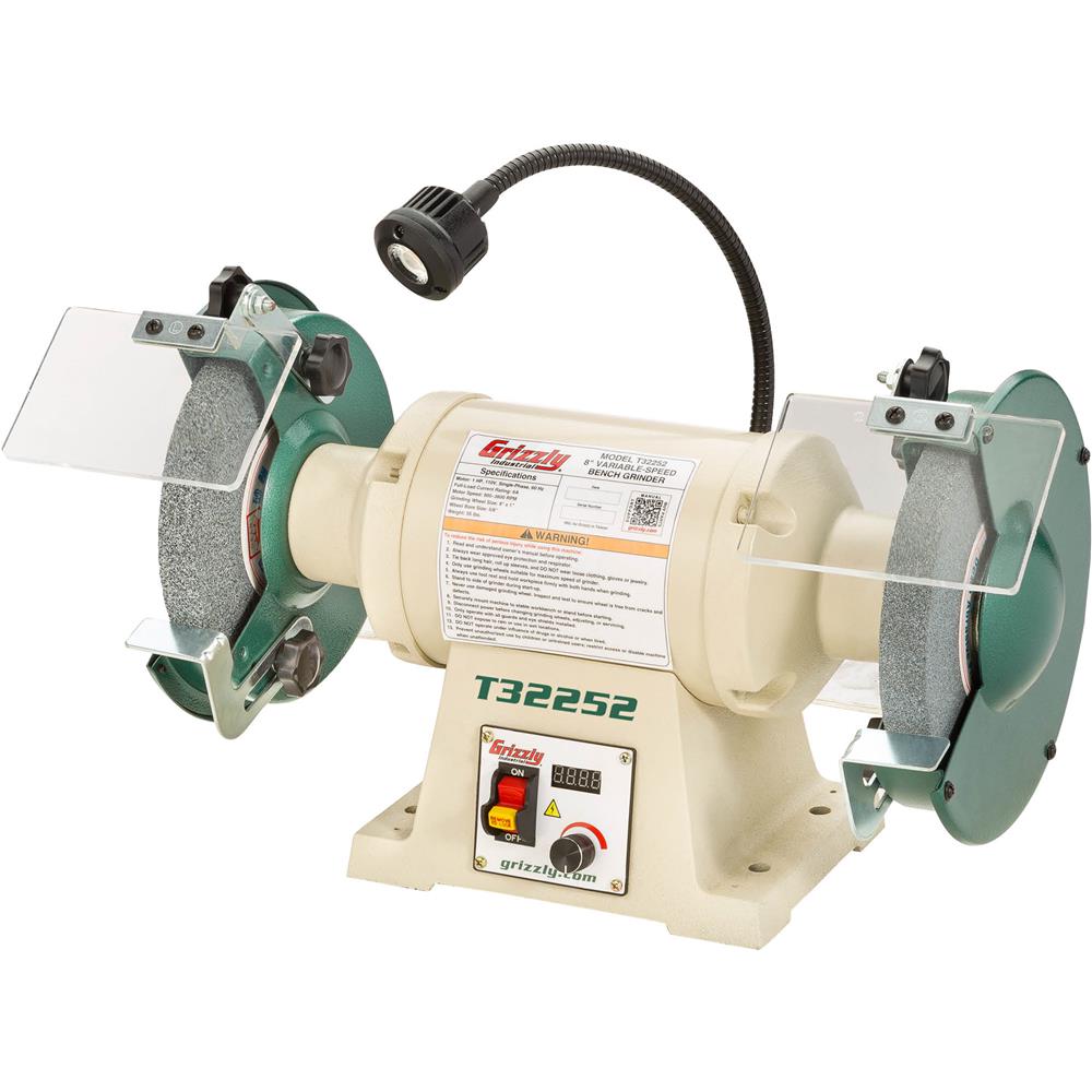 Variable-Speed Bench Grinder at Grizzly 