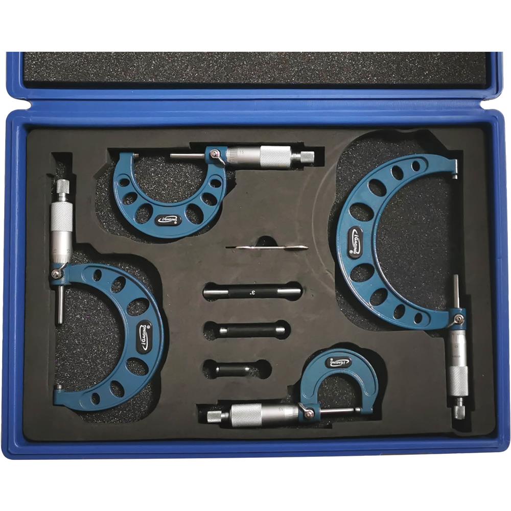 Outside Micrometer Set 04" Grizzly Industrial