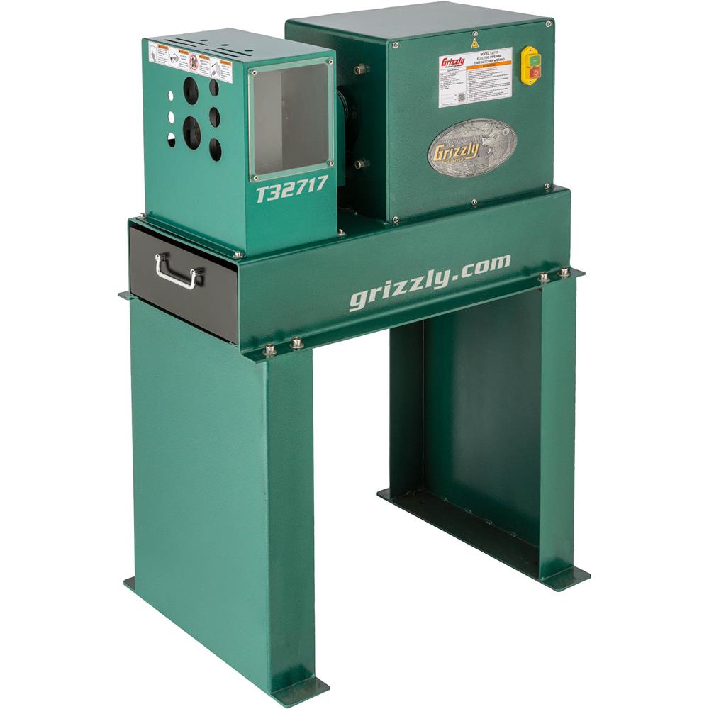 Electric Pipe and Tube Notcher with Stand at