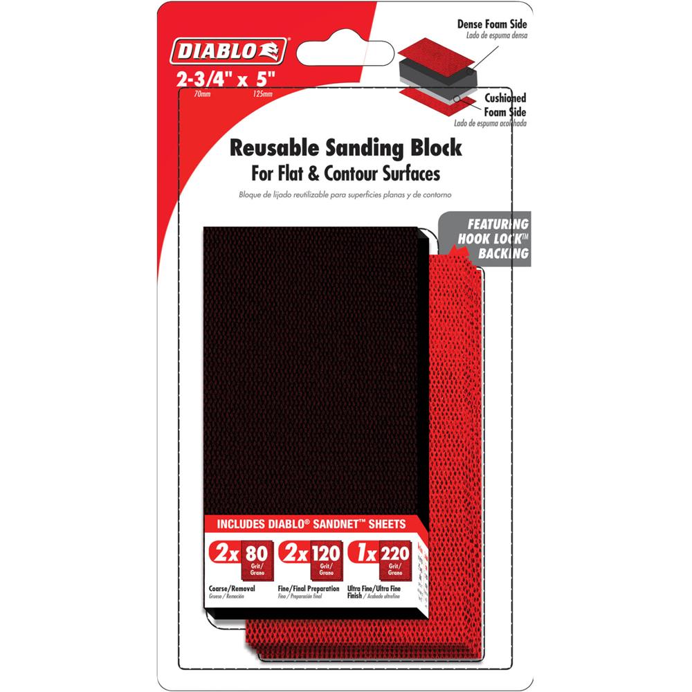 5" x 23/4" Reusable Hand Sanding Block Grizzly Industrial