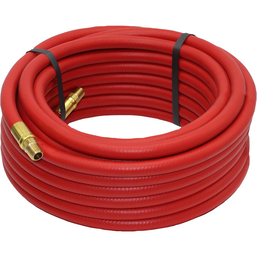 50' X 3/8" 1/4" NPT Hybrid Kink Resistant Air Hose Grizzly Industrial