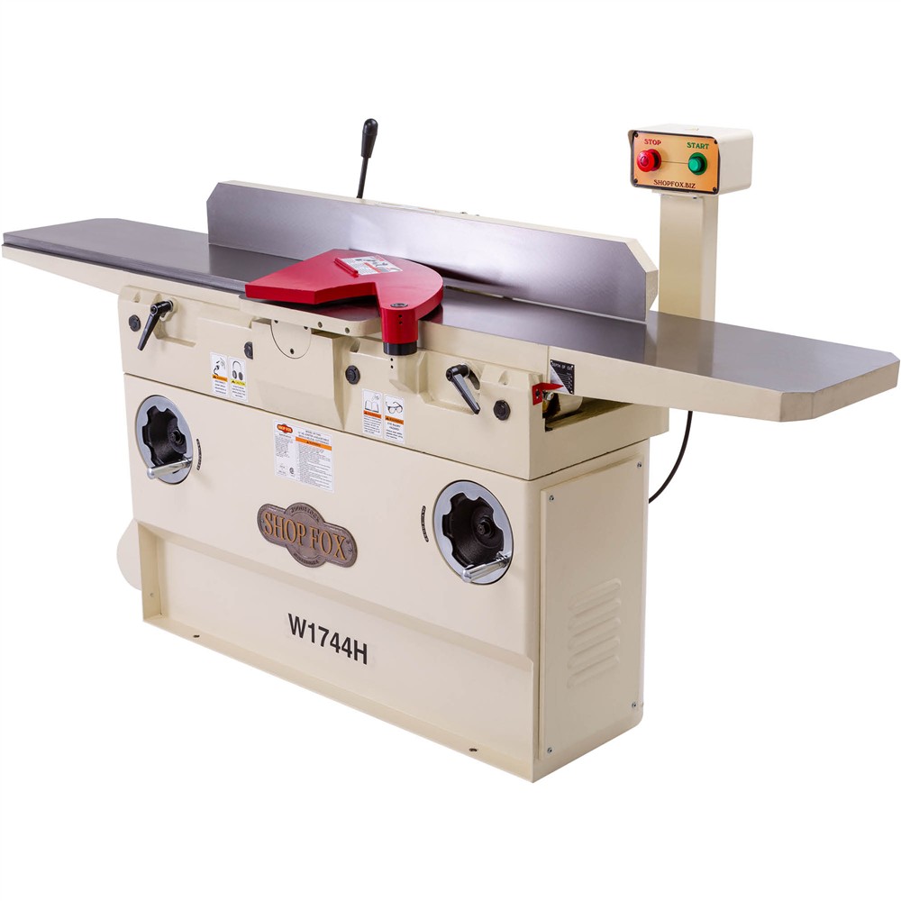 12" HeavyDuty Jointer with Adjustable Beds and Helical Cutterhead