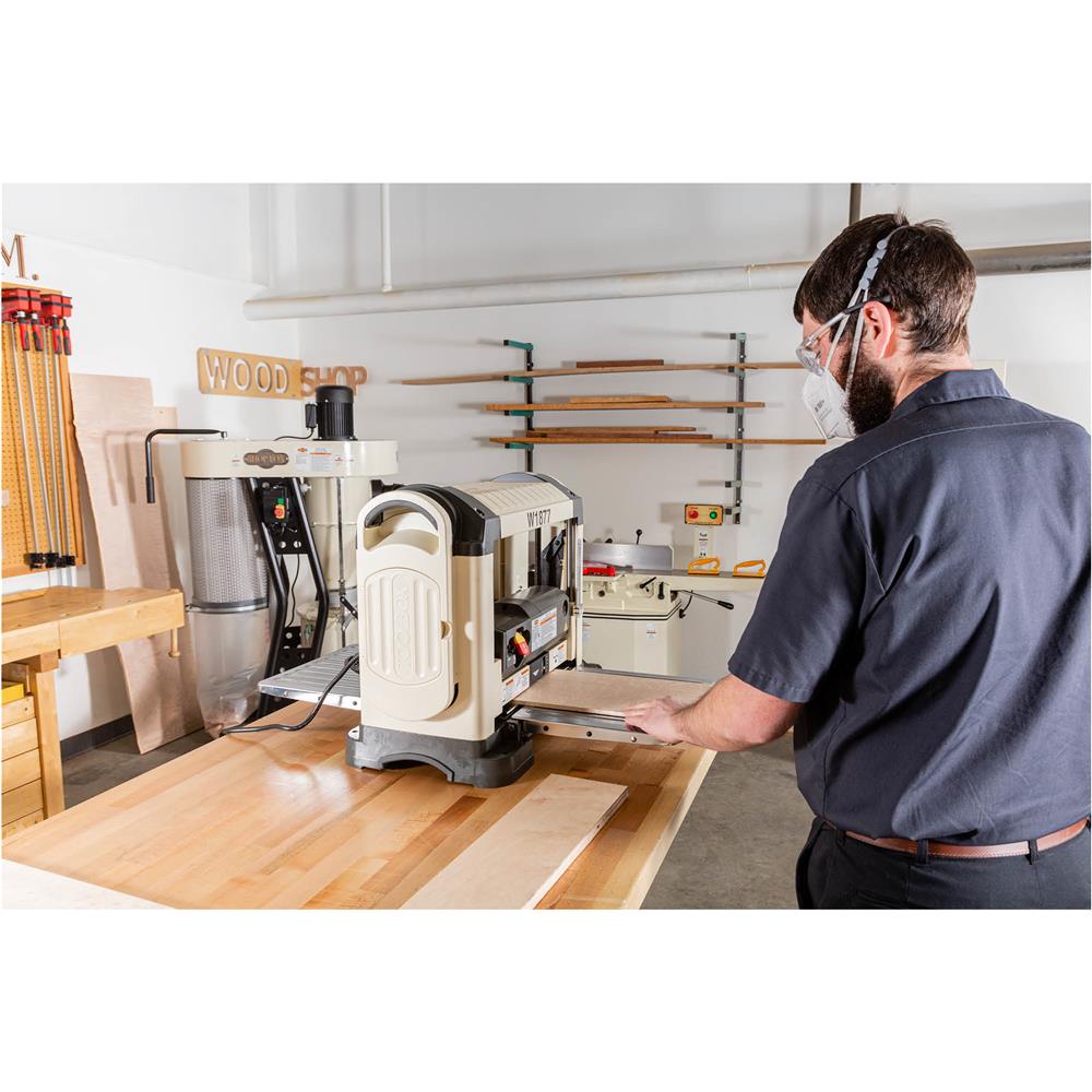 13" Benchtop Planer With SpiralStyle Cutterhead at