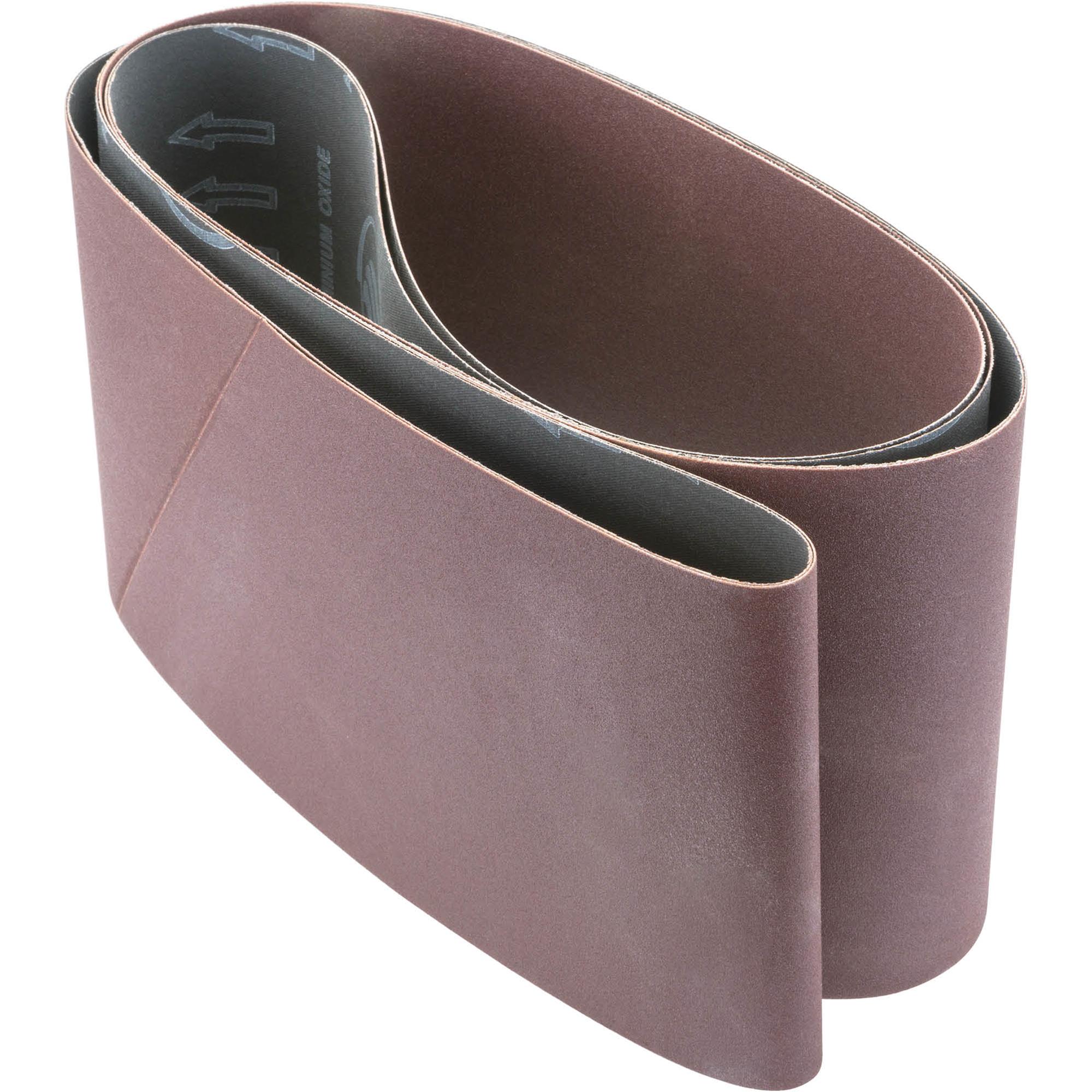 6" x 80" A/O Sanding Belt 180 Grit, 2 Pk. Grizzly Industrial