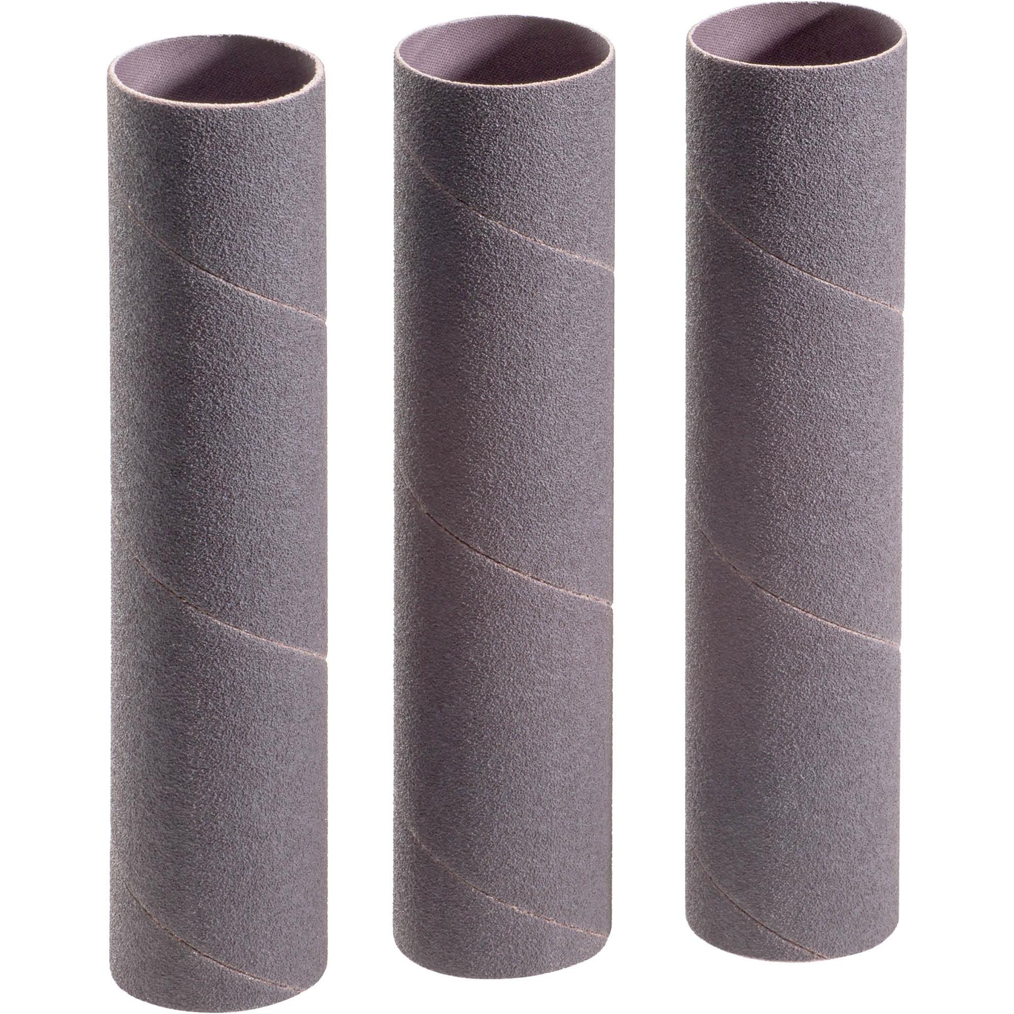 2" Dia. x 9" A/O Hard Sanding Sleeve, 60 Grit, 3 pk. Grizzly Industrial