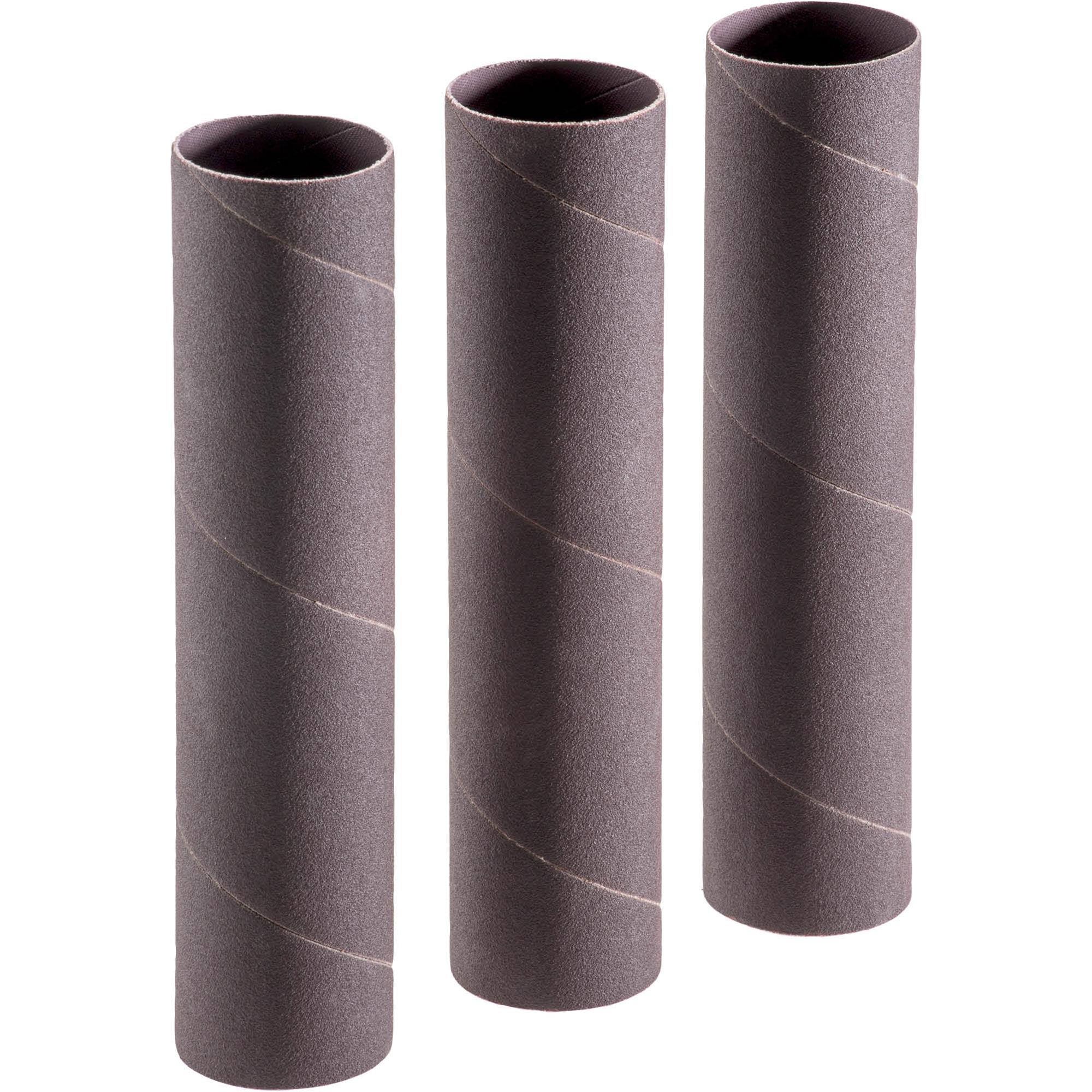 2" Dia. x 9" A/O Hard Sanding Sleeve, 120 Grit, 3 pk. Grizzly Industrial