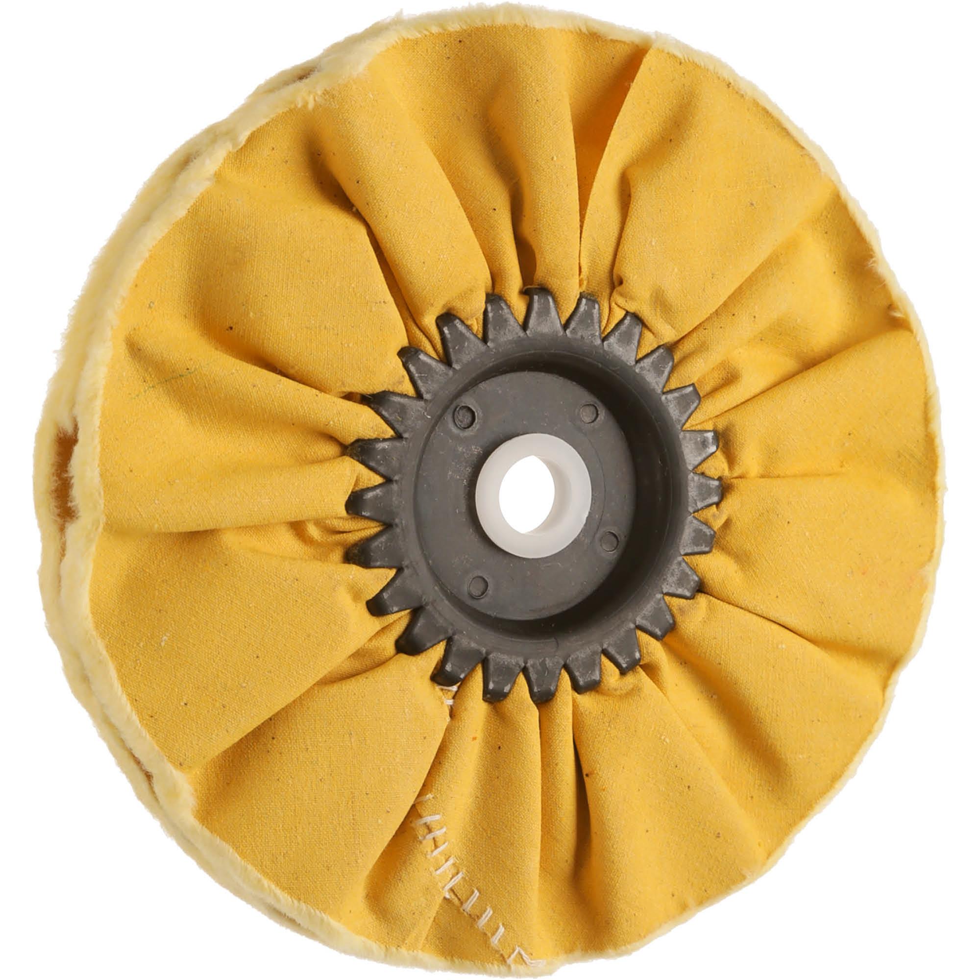 Woodstock D2515 6 Inch By 12 Ply By 1 2 Inch Hole Hard Airway Buffing Wheel - View #3