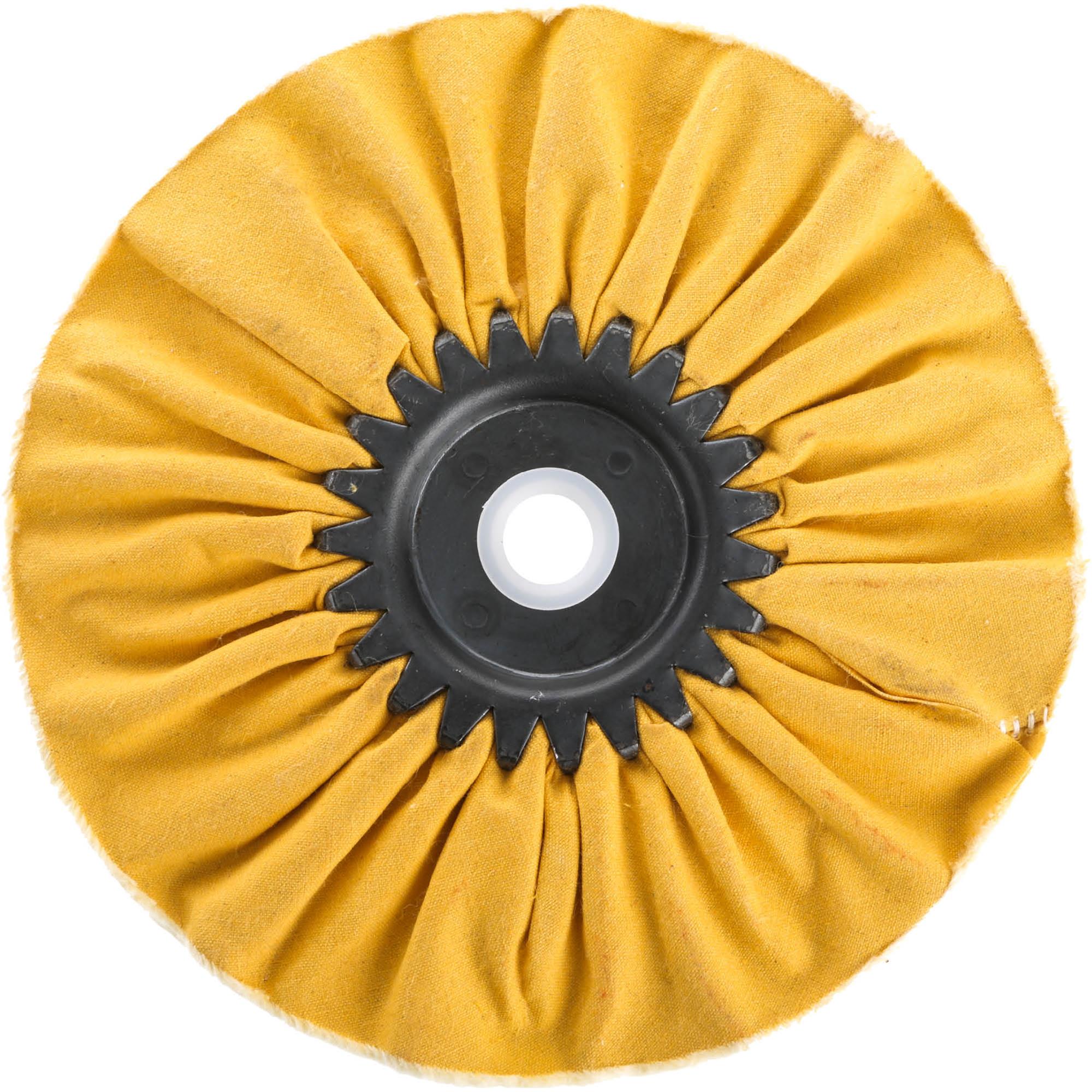 6" x 12 Ply x 5/8" Airway Hard Buff Wheel, 3500 RPM Grizzly Industrial