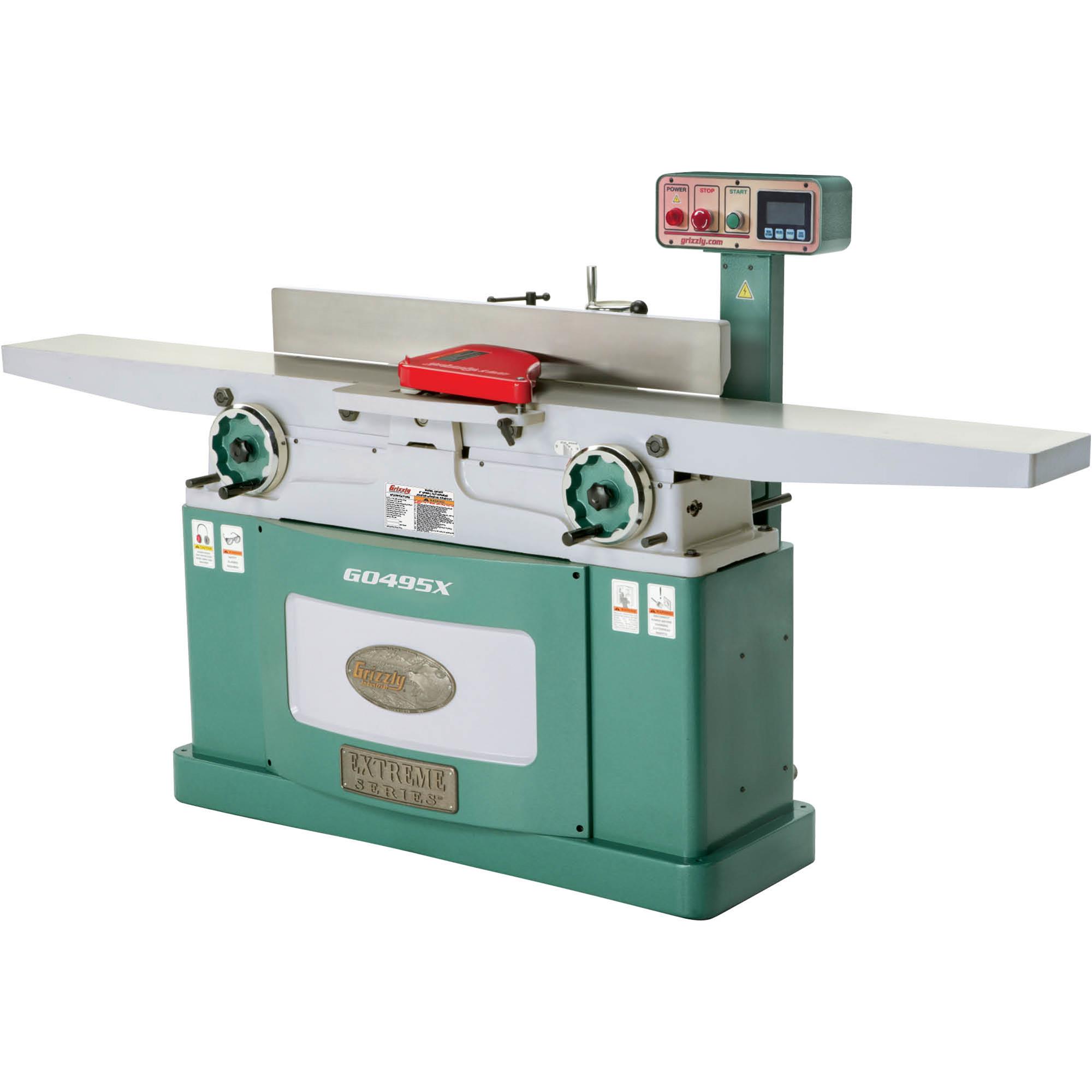 8" x 83" Helical Cutterhead Jointer with Digital Height Readout at
