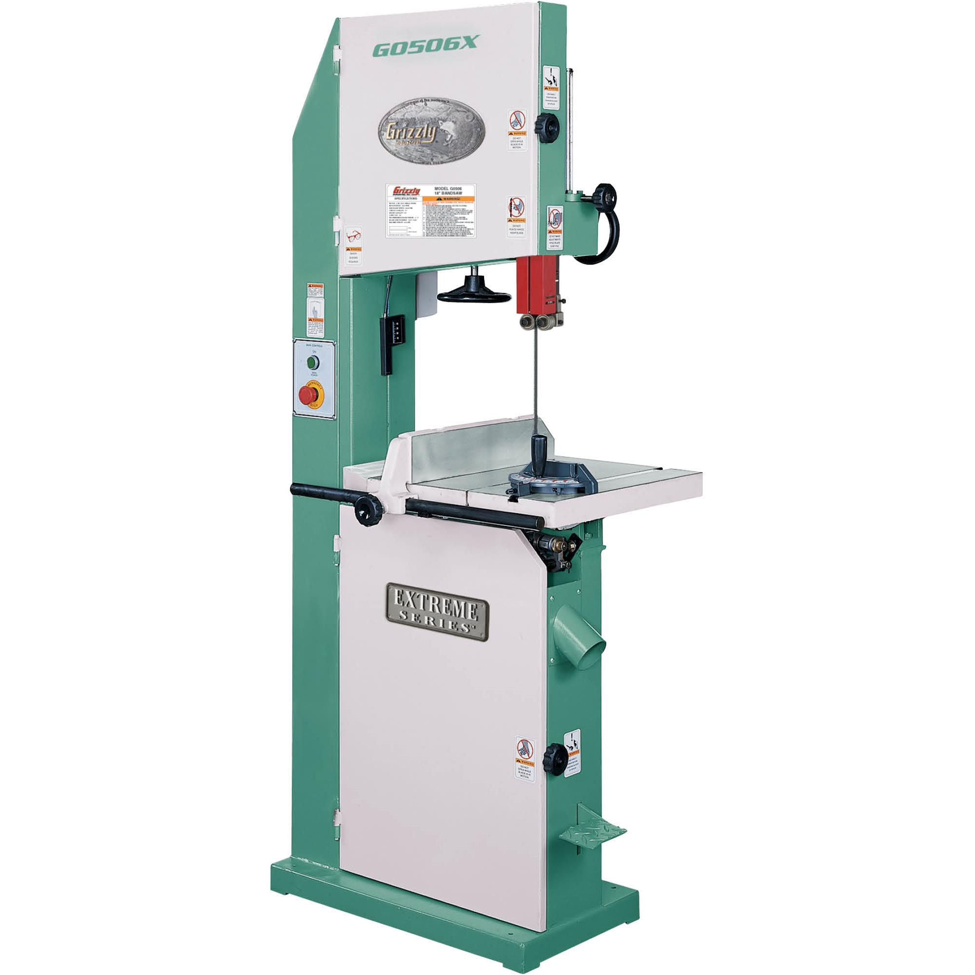 18" SinglePhase Super HeavyDuty Bandsaw Grizzly Industrial