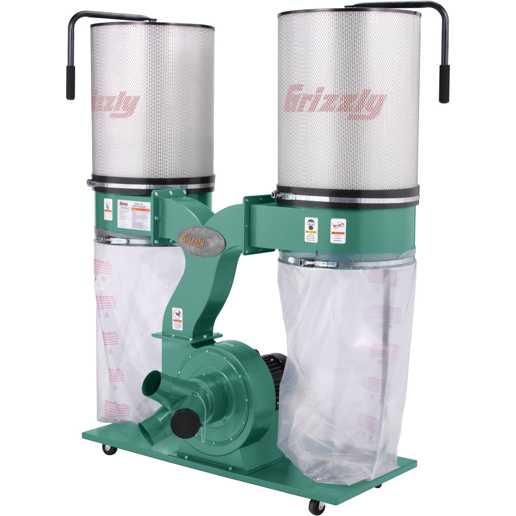 3HP Double Canister Dust Collector. at