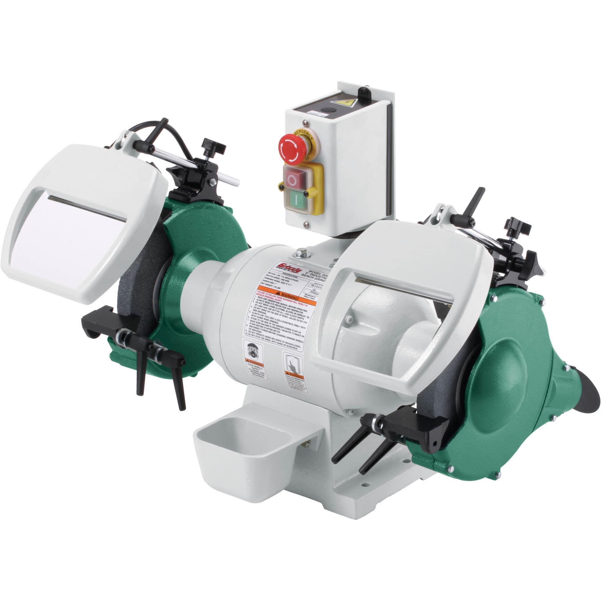 8" 1 HP HeavyDuty Bench Grinder at