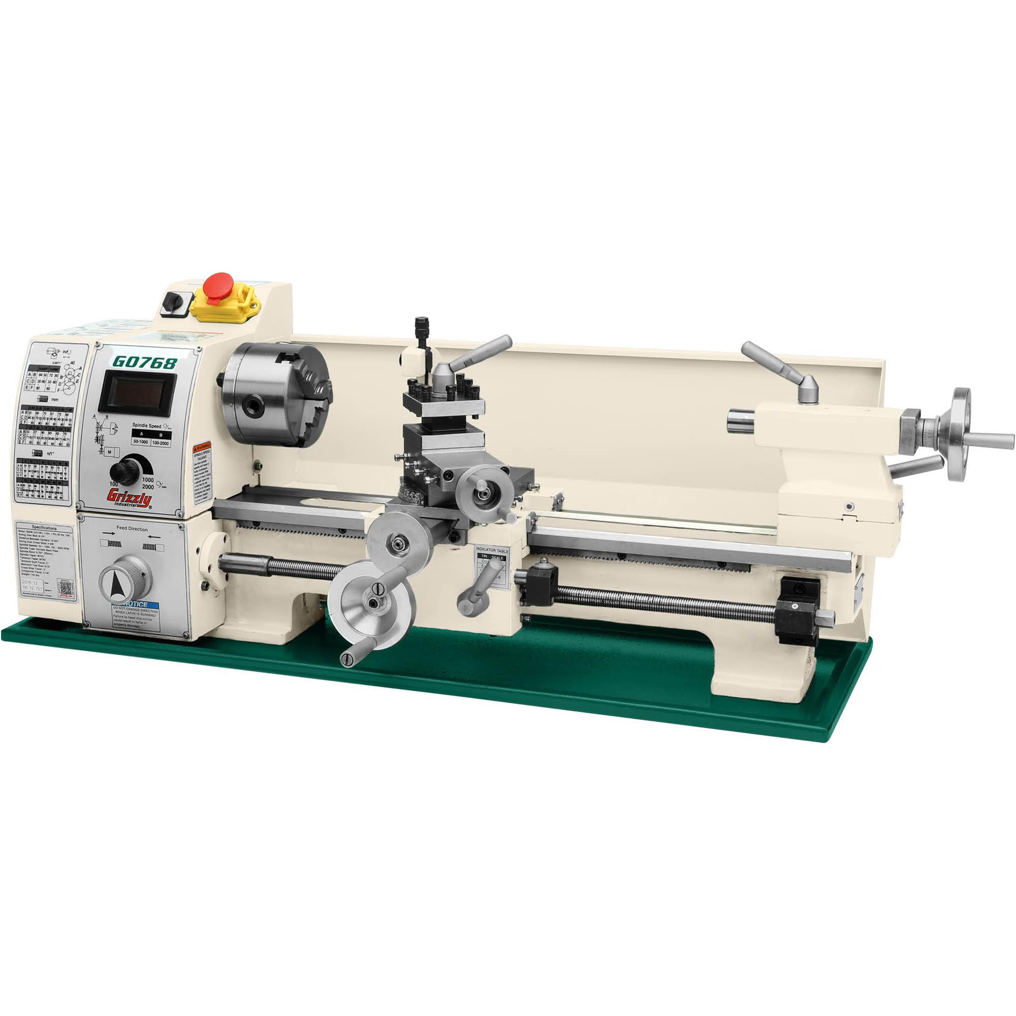 8" x 16" VariableSpeed Benchtop Lathe Grizzly Industrial