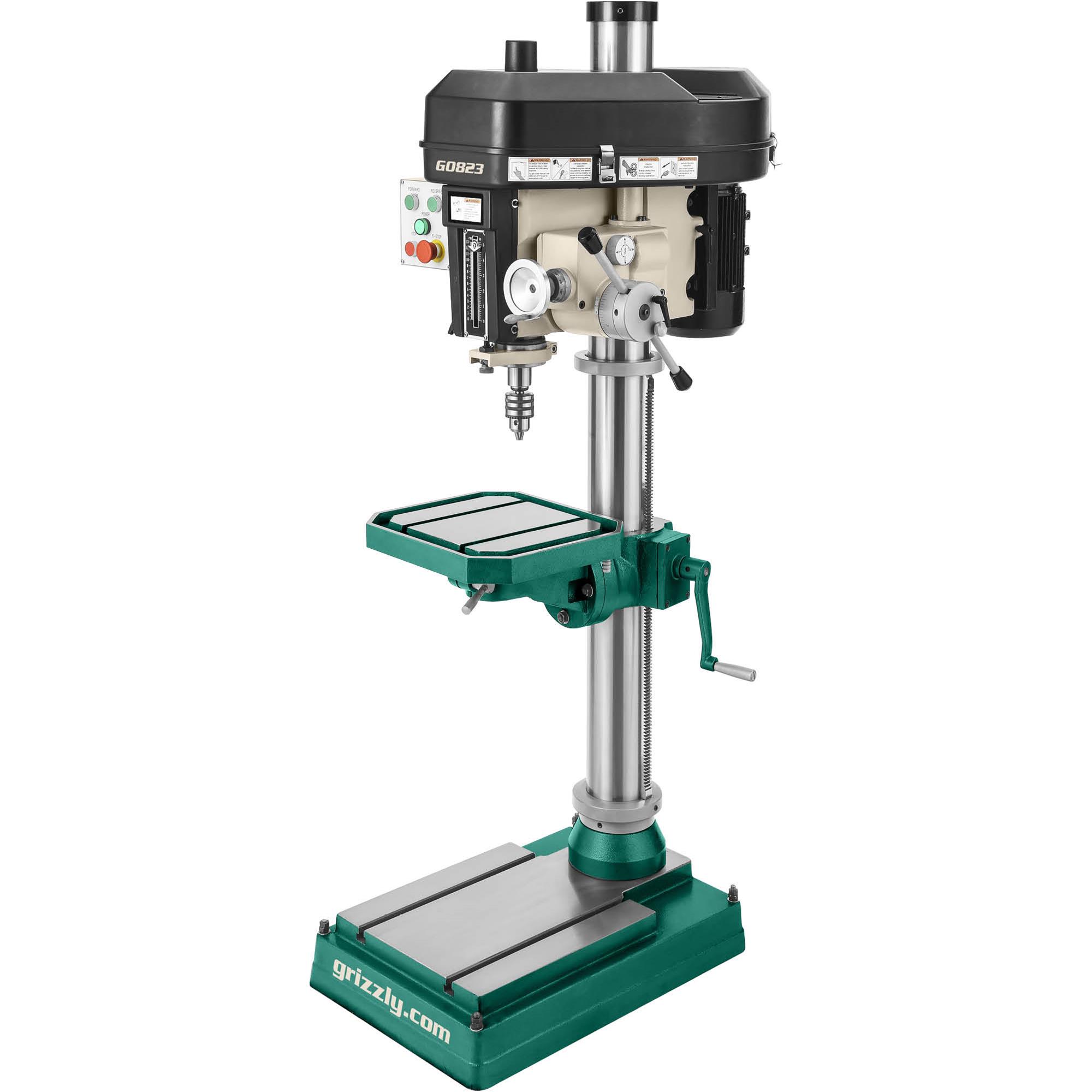 15" Drill Press with Auto Downfeed at