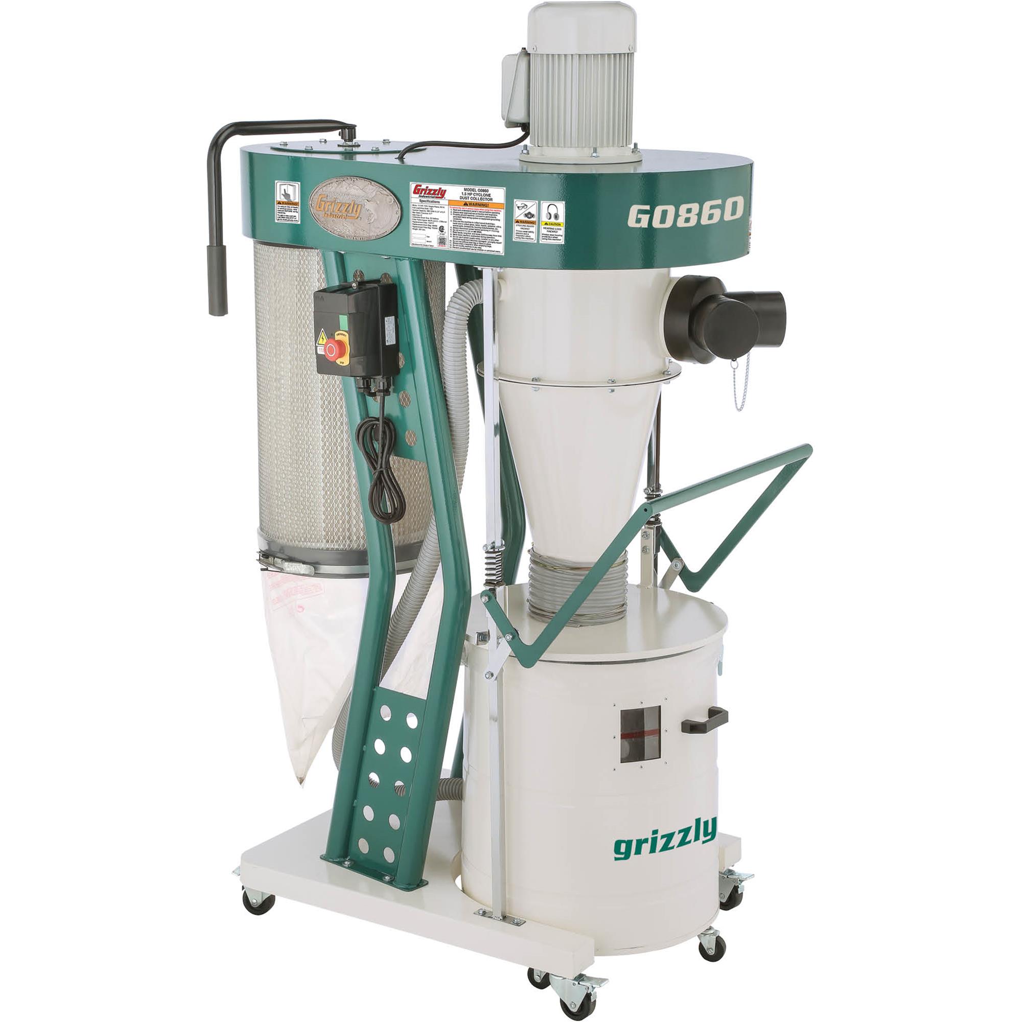 11/2 HP Portable Cyclone Dust Collector at