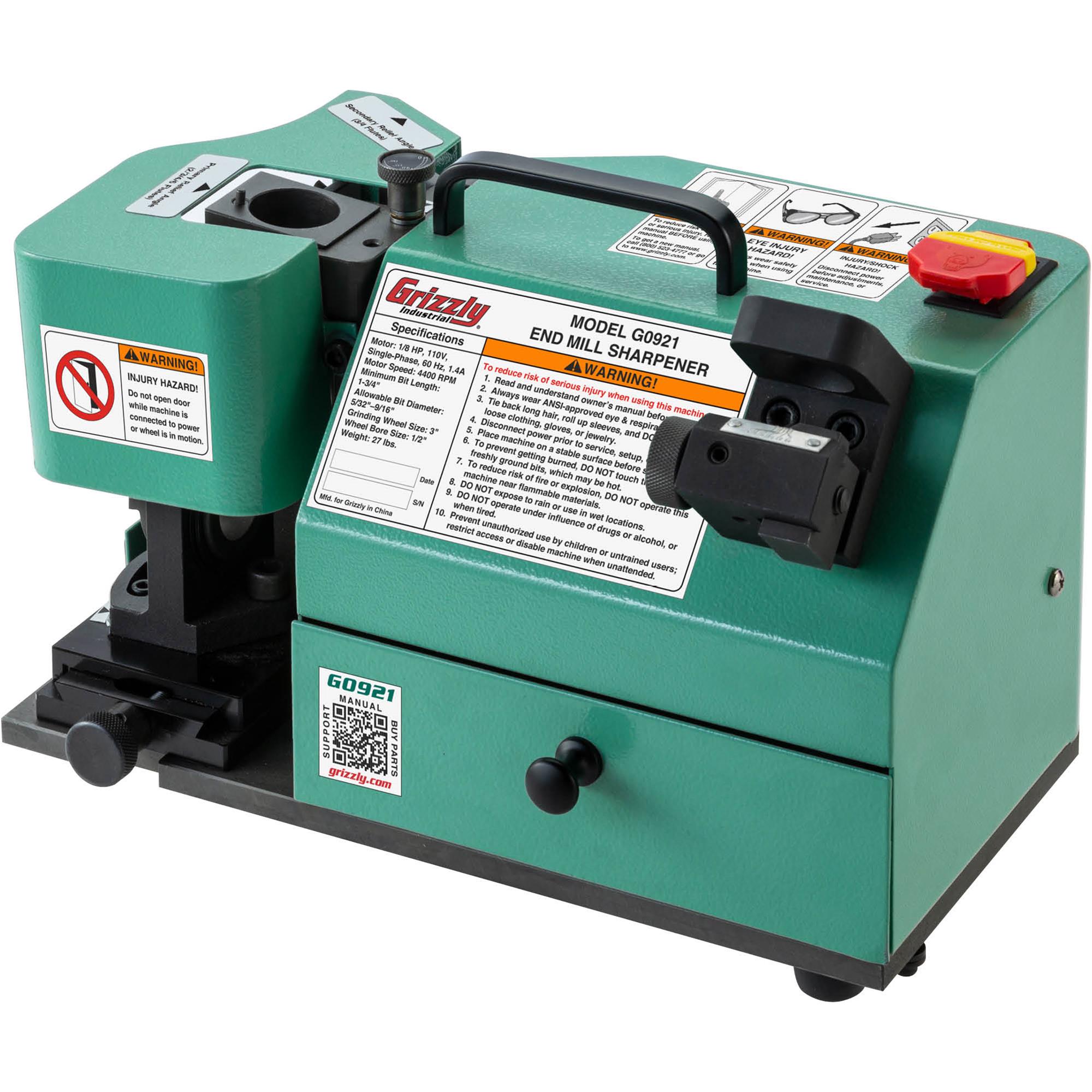 End Mill Sharpener Grizzly Industrial