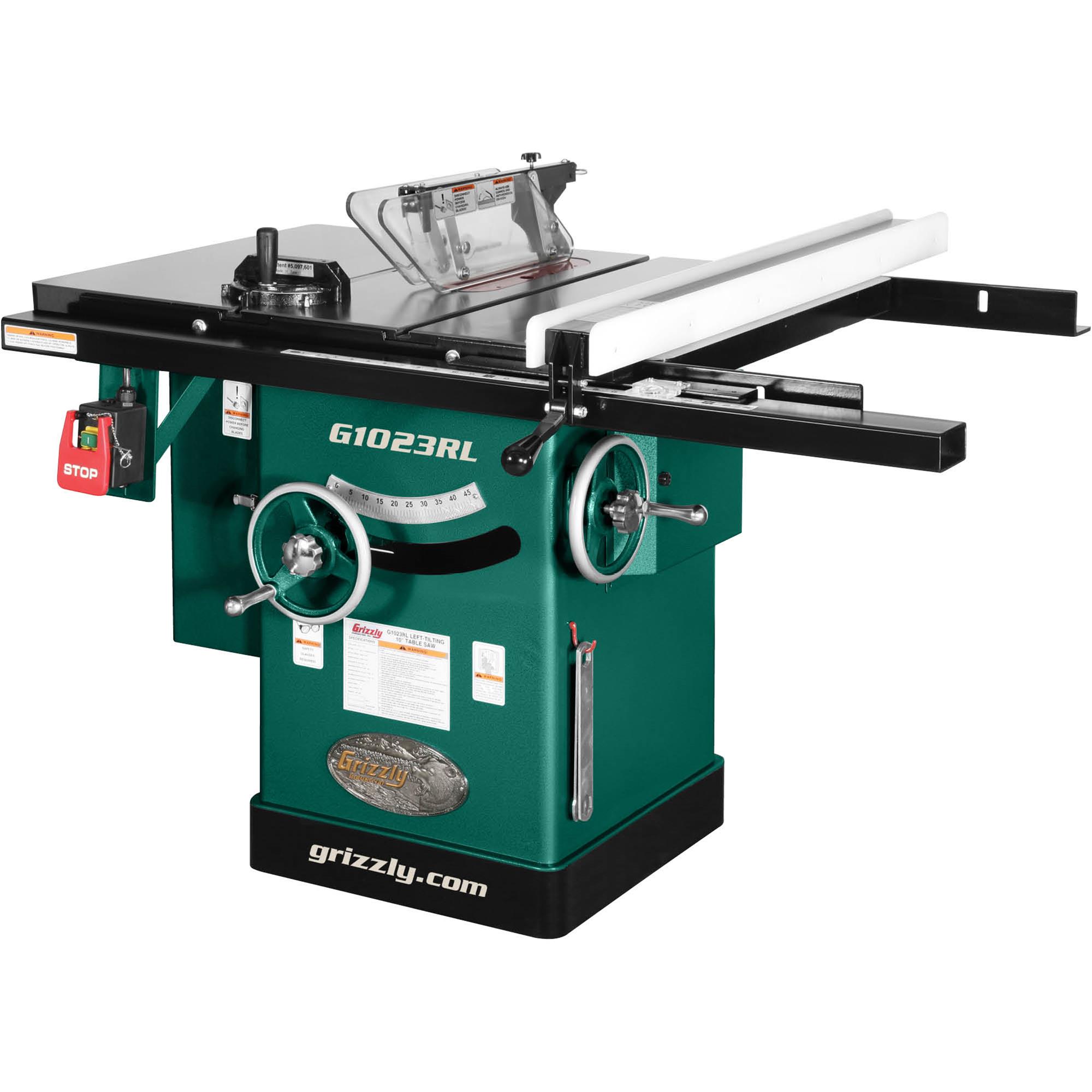 10" 3 HP 240V Table Saw Grizzly Industrial