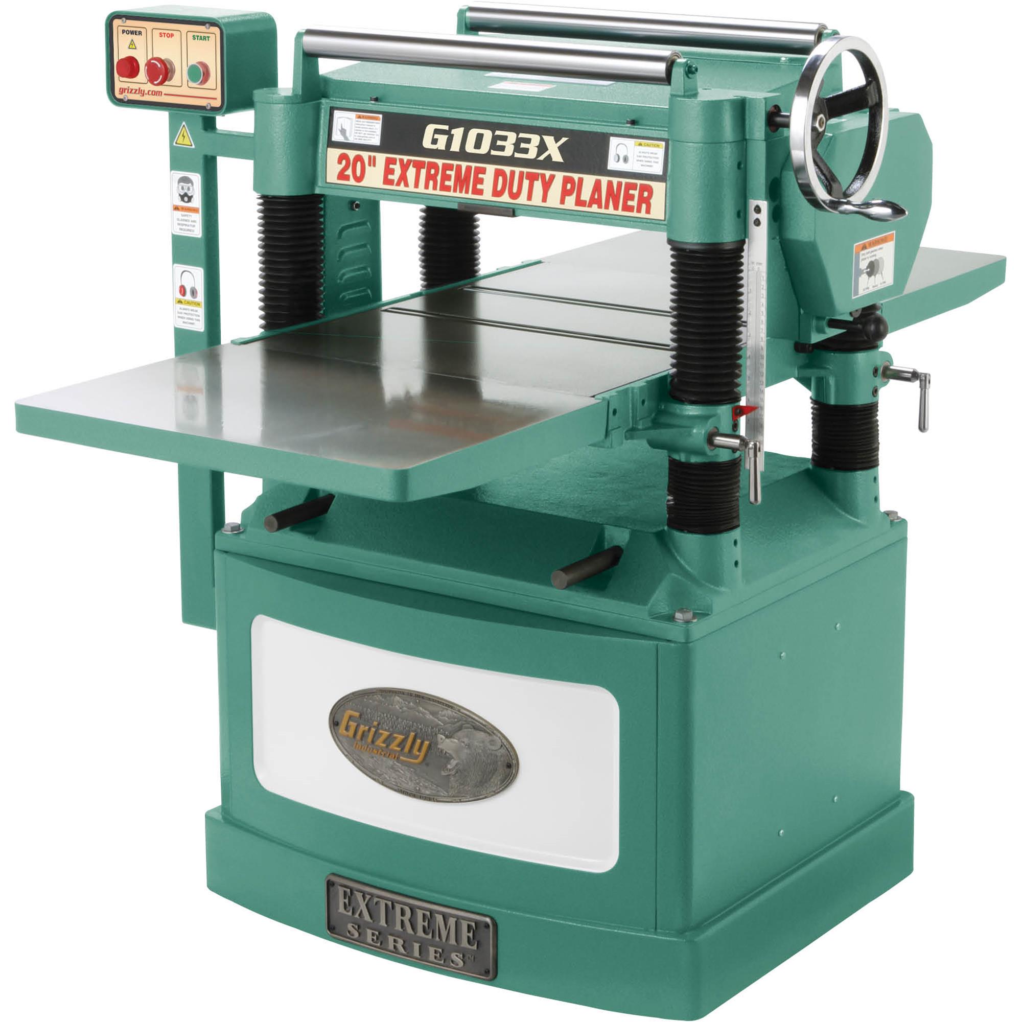 20" 5 HP Helical Cutterhead Planer at