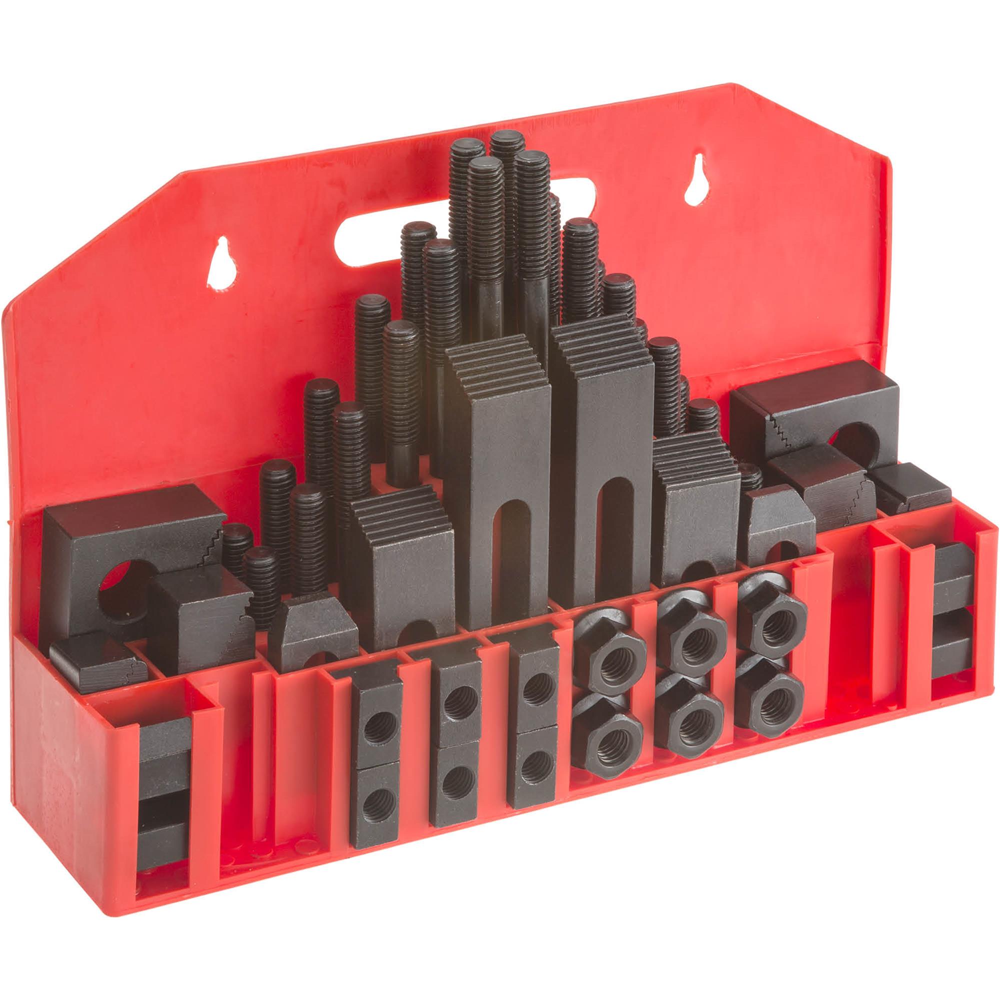 58 Pc. Clamping Kit for 5/8" TSlots Grizzly Industrial