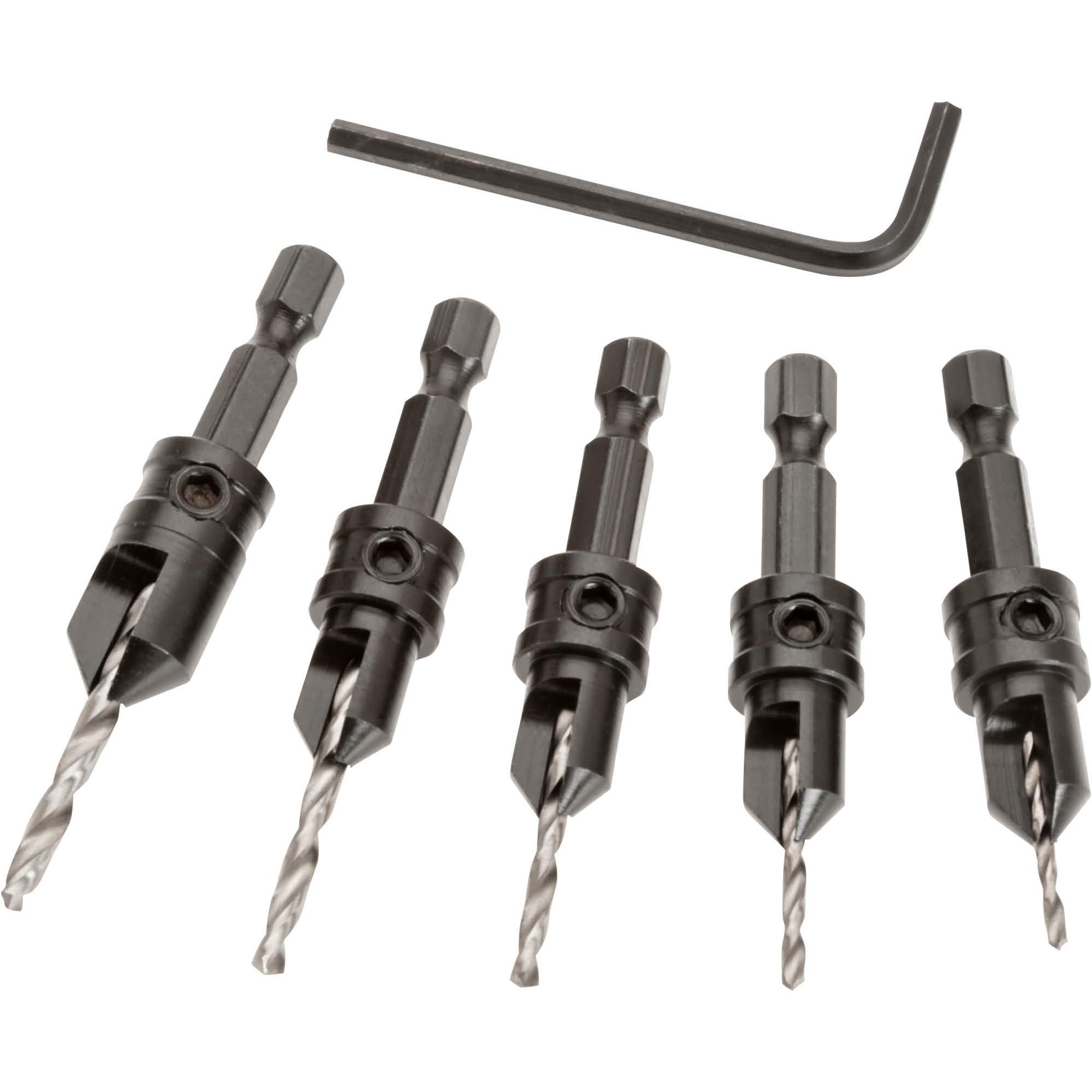 Pilot Countersinks Set of 5 at