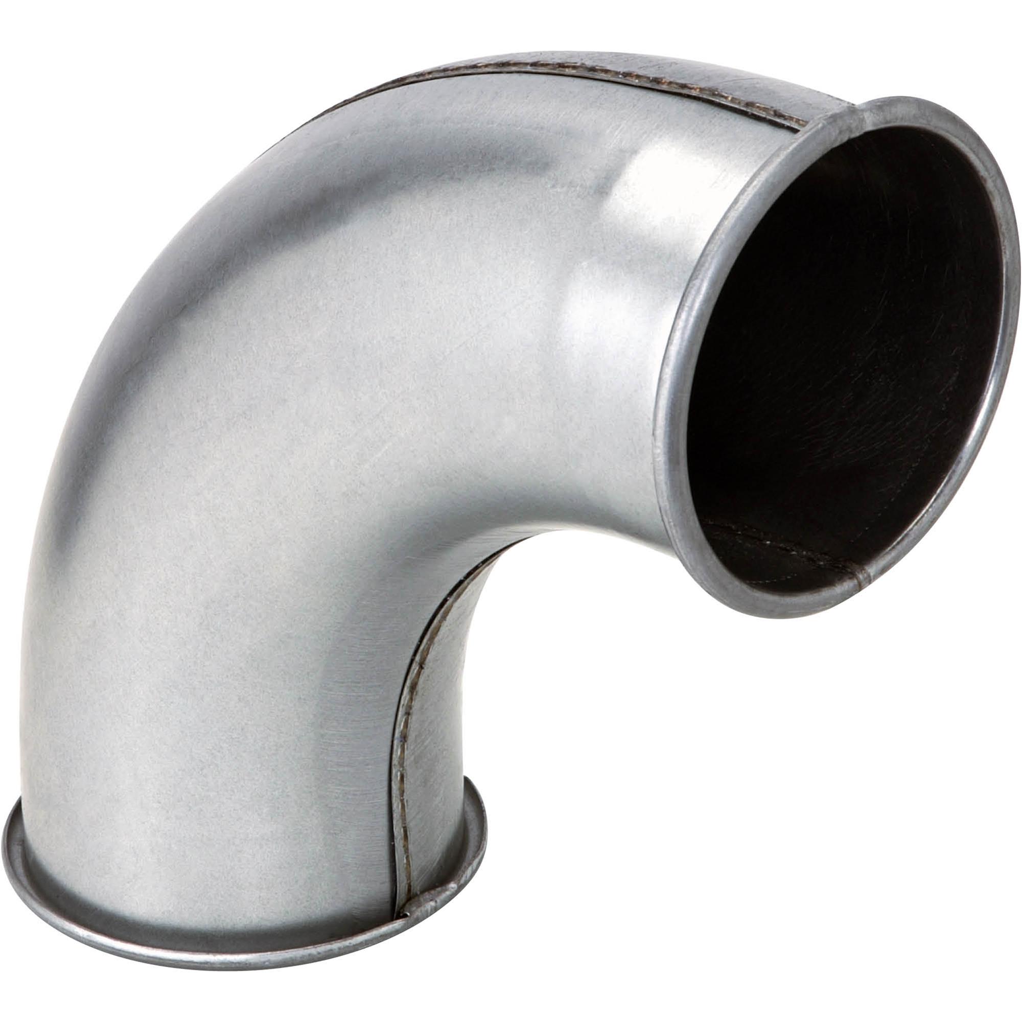 4" 90 Deg Industrial Dust Collection Long Radius Elbow Grizzly Industrial