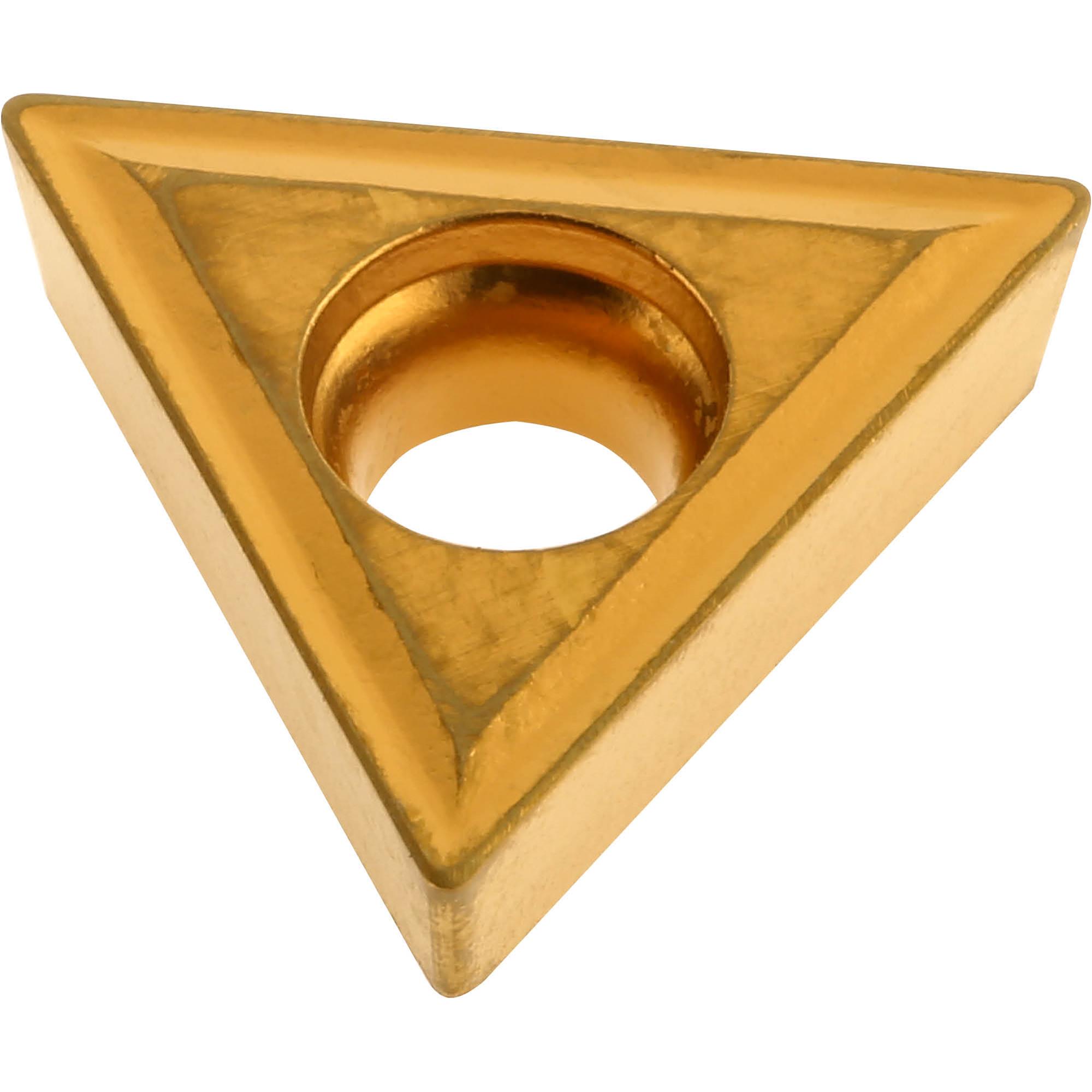 60 TiN Coated Carbide Insert w/ Chip Breaker TCMT32.51 Grizzly Industrial