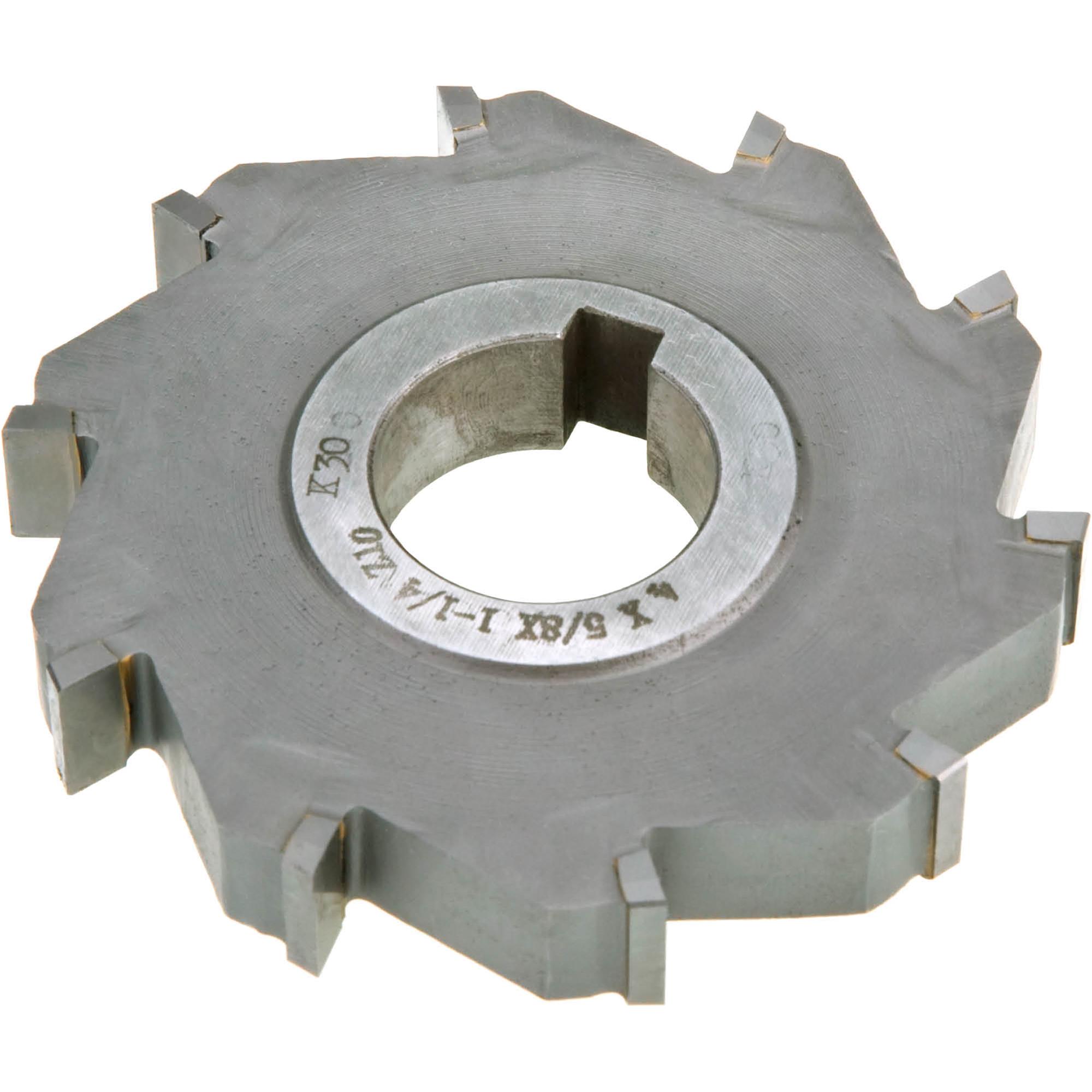 Carbide Tip Side Mill Cutter 4" x 5/8" x 11/4" B 10T at