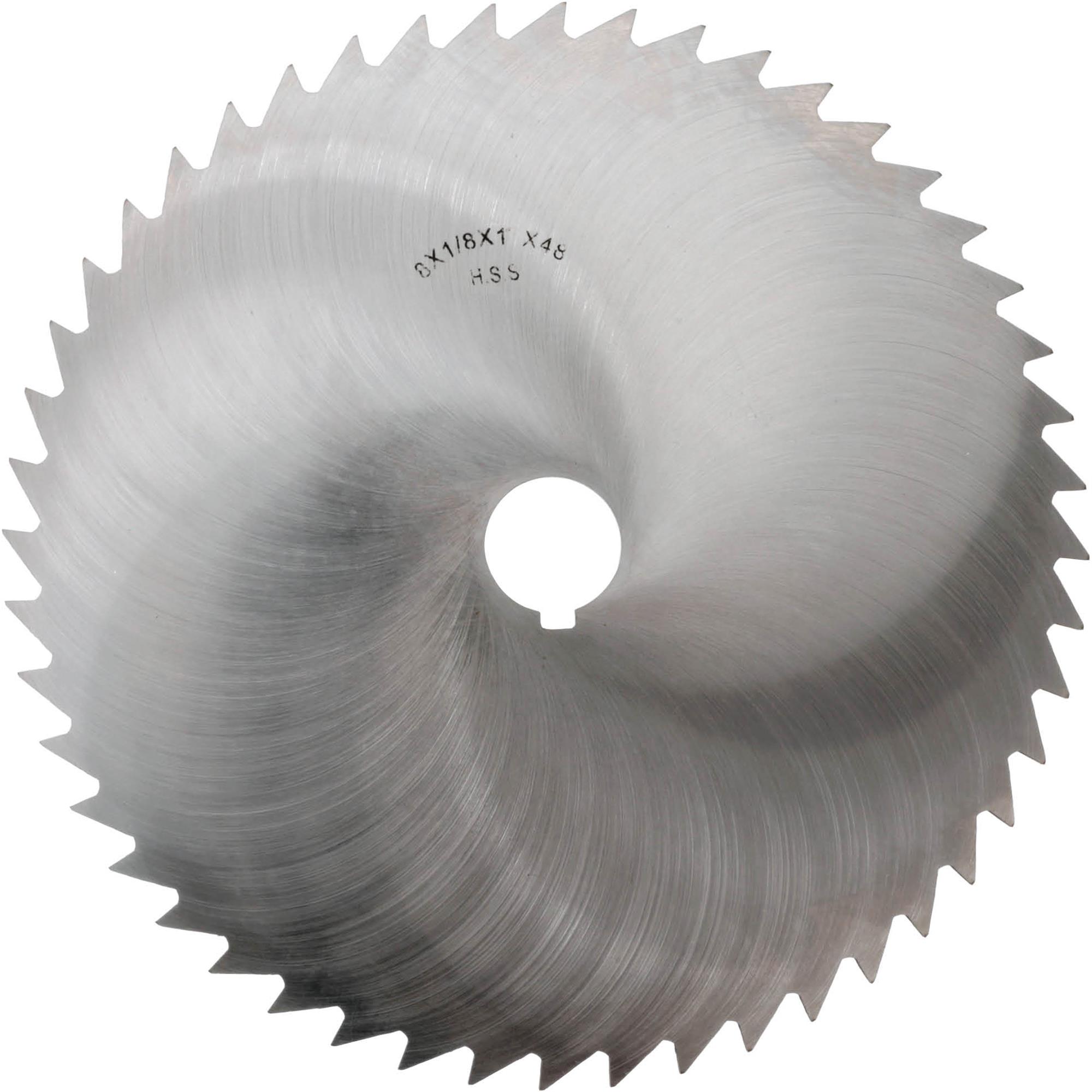 HSS Slitting Saws 8" x 1/8" x 1" 48T at