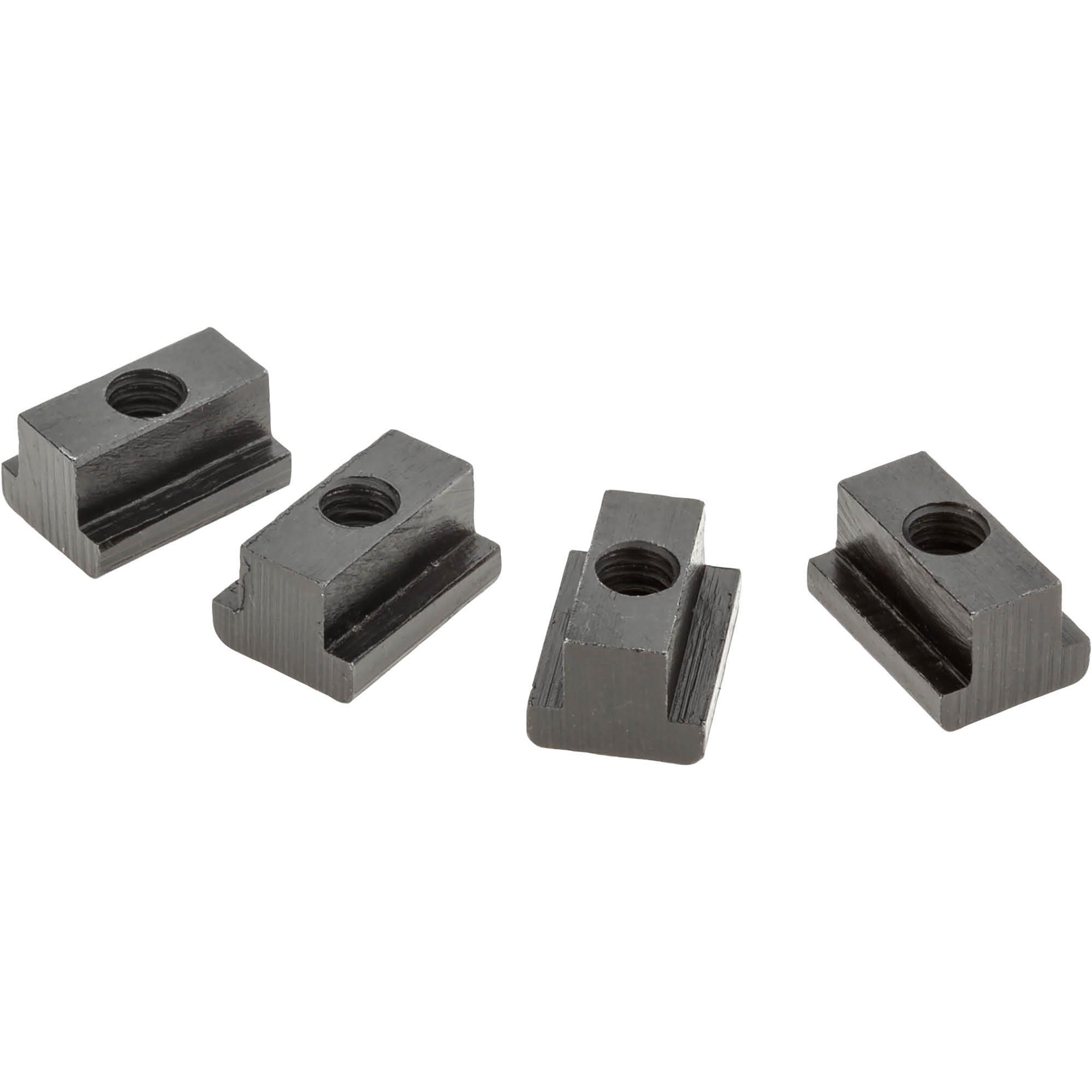 TSlot Nuts, pk. of 4, 3/8" Slot, 5/16" 18 Grizzly Industrial