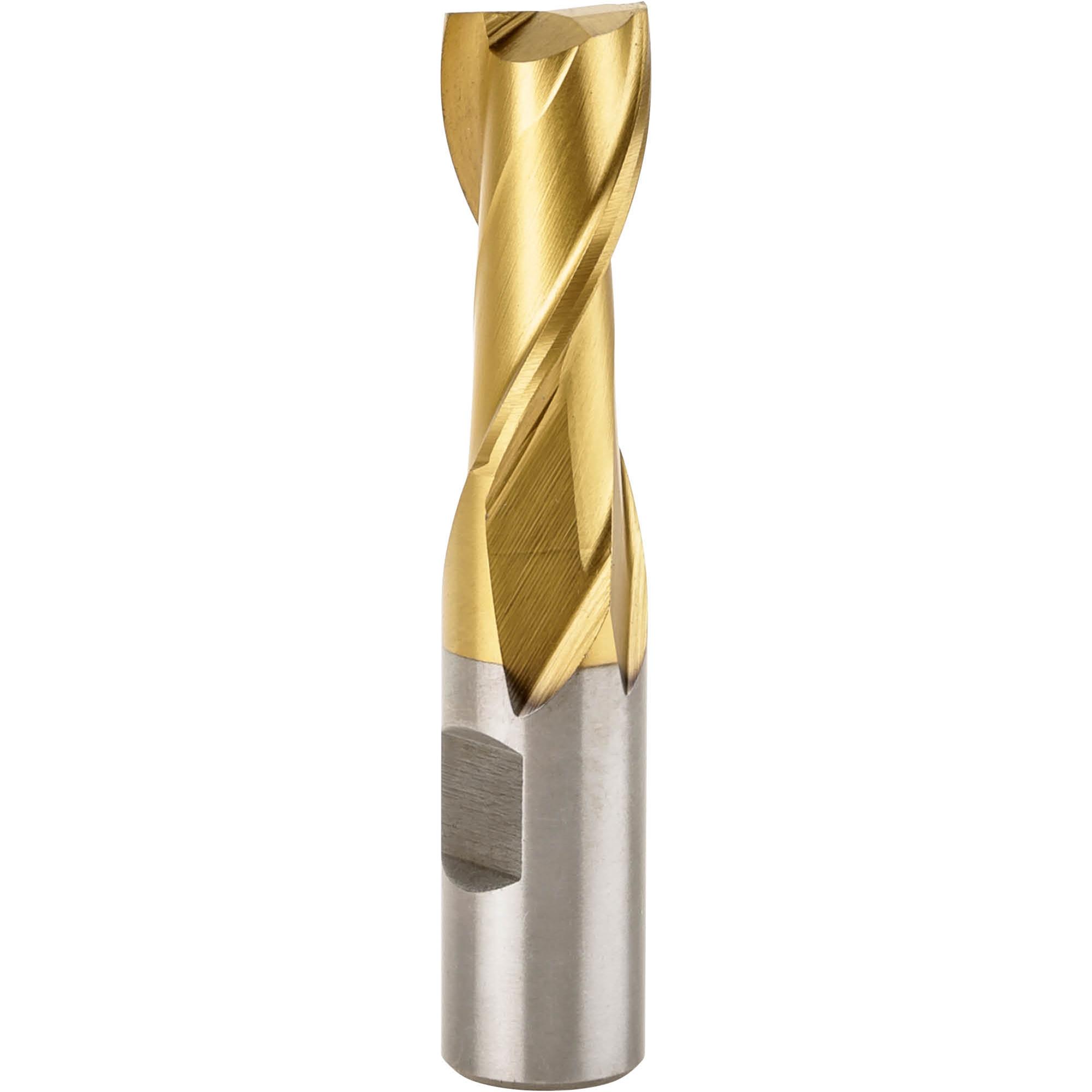 Two Flute TiN Coated End Mills 3/4" Dia. at