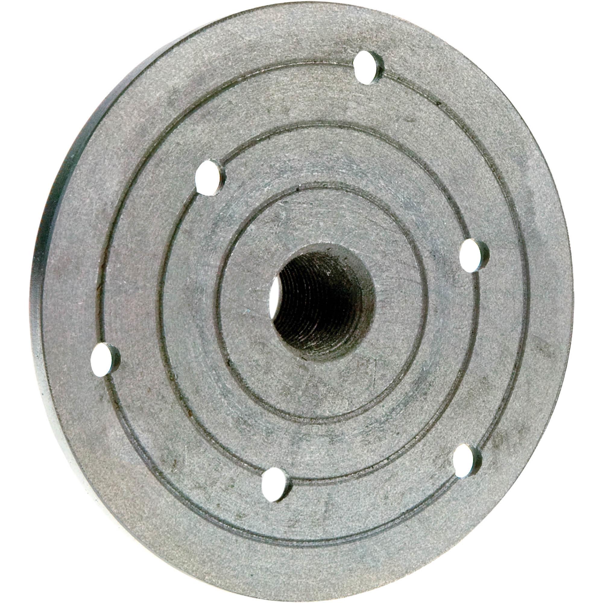 CastIron Faceplate 4" x 3/4" x 16 TPI Grizzly Industrial