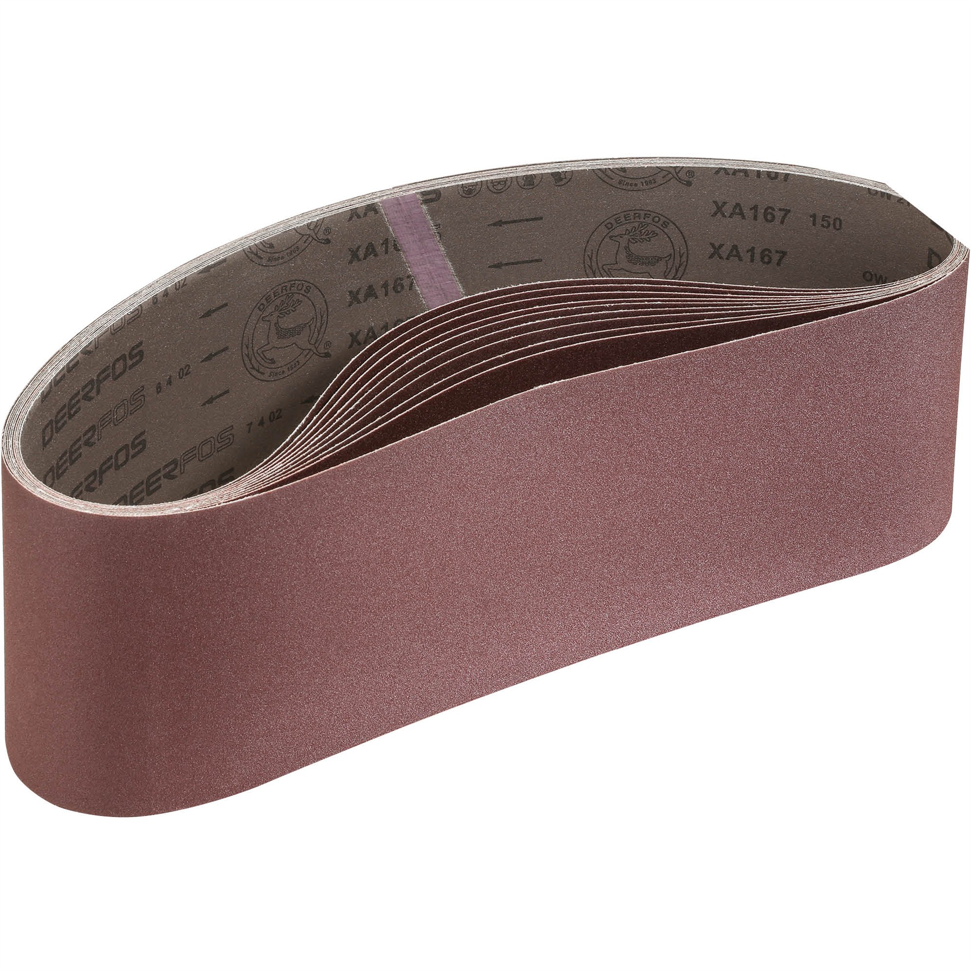 PREMIUM A/O, X-WEIGHT SANDING BELTS 6 X 48, 10 - PACK, 600-GRIT