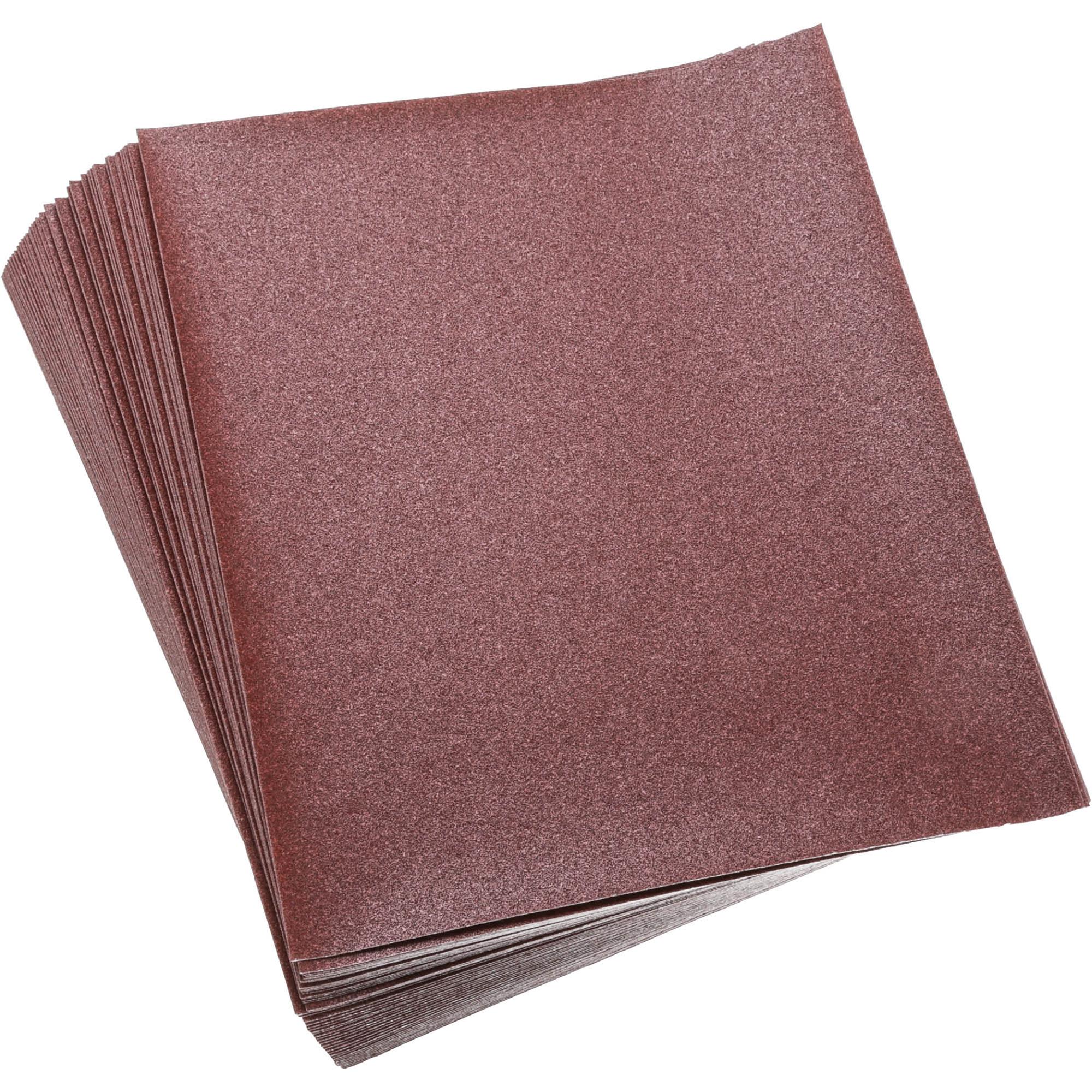 9" x 11" A/O Sanding Sheets 120 Grit A Paper, 50 pk. at