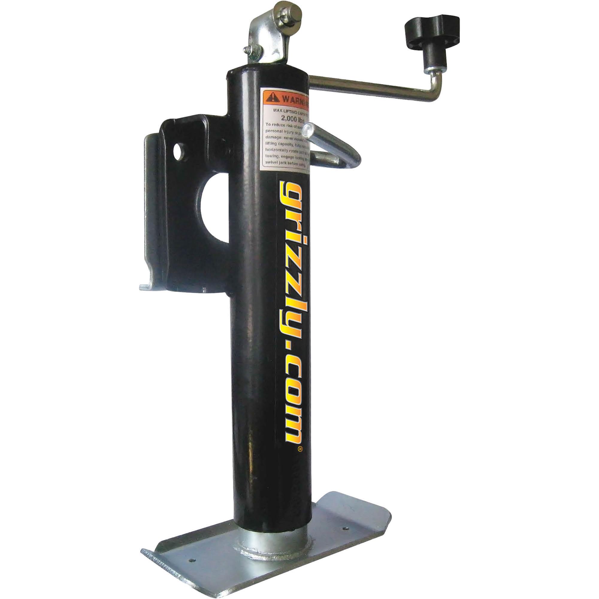 Trailer Screw Jack, 2000 lb. Grizzly Industrial