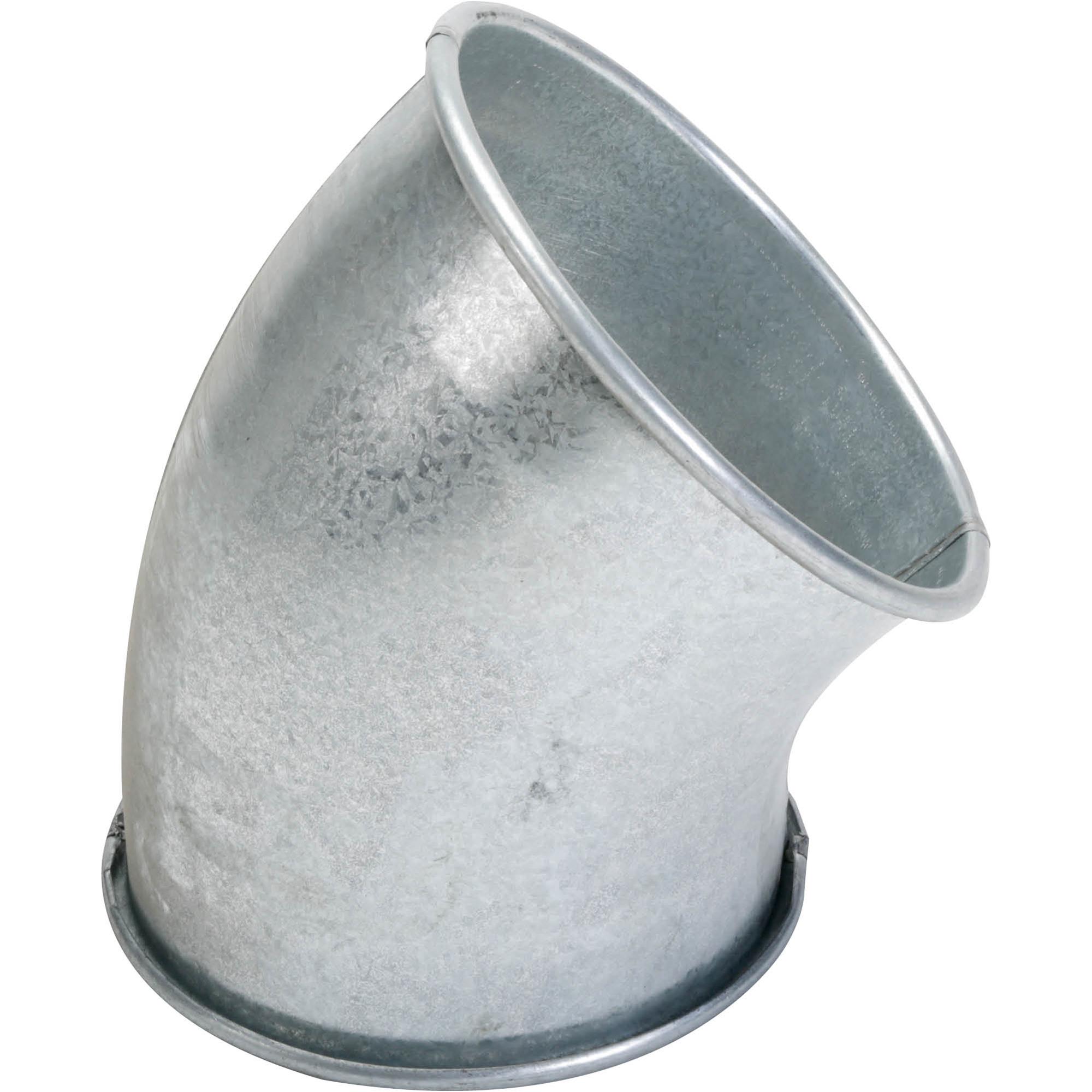 7" 45 Deg Industrial Dust Collection Elbow 1.0 Grizzly Industrial