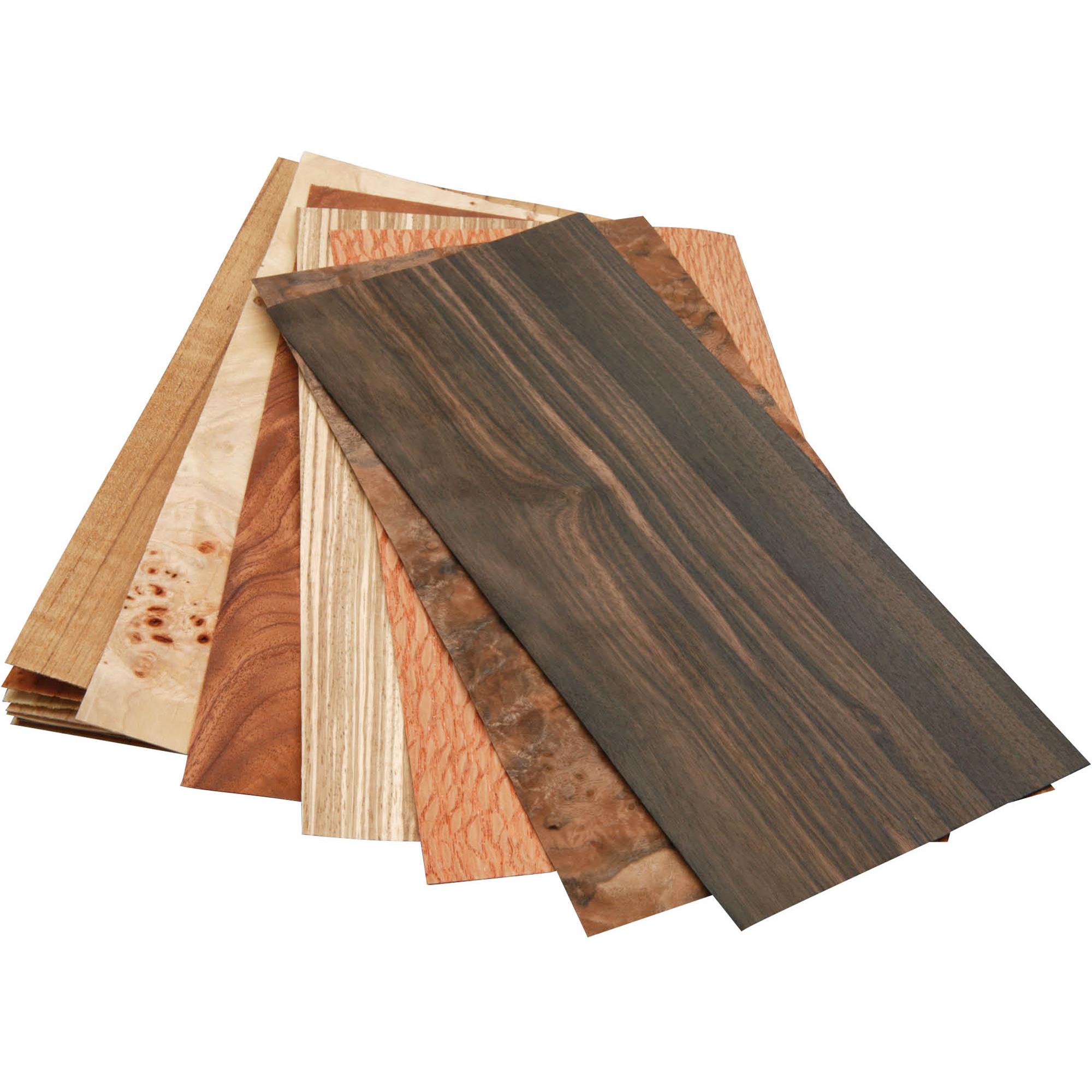 Domestic & Exotic Veneer Variety Pack 20 sq. ft. Grizzly Industrial