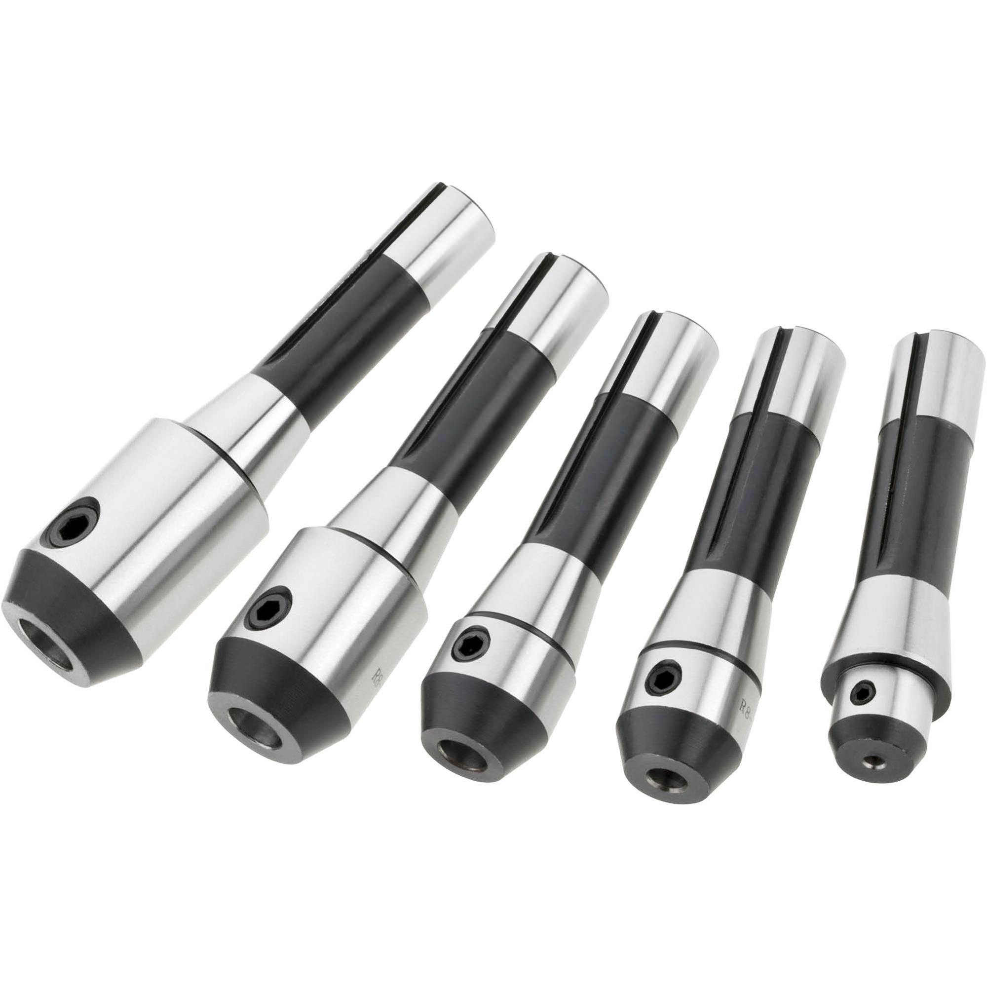5 Pc. R8 End Mill Holder Set Grizzly Industrial