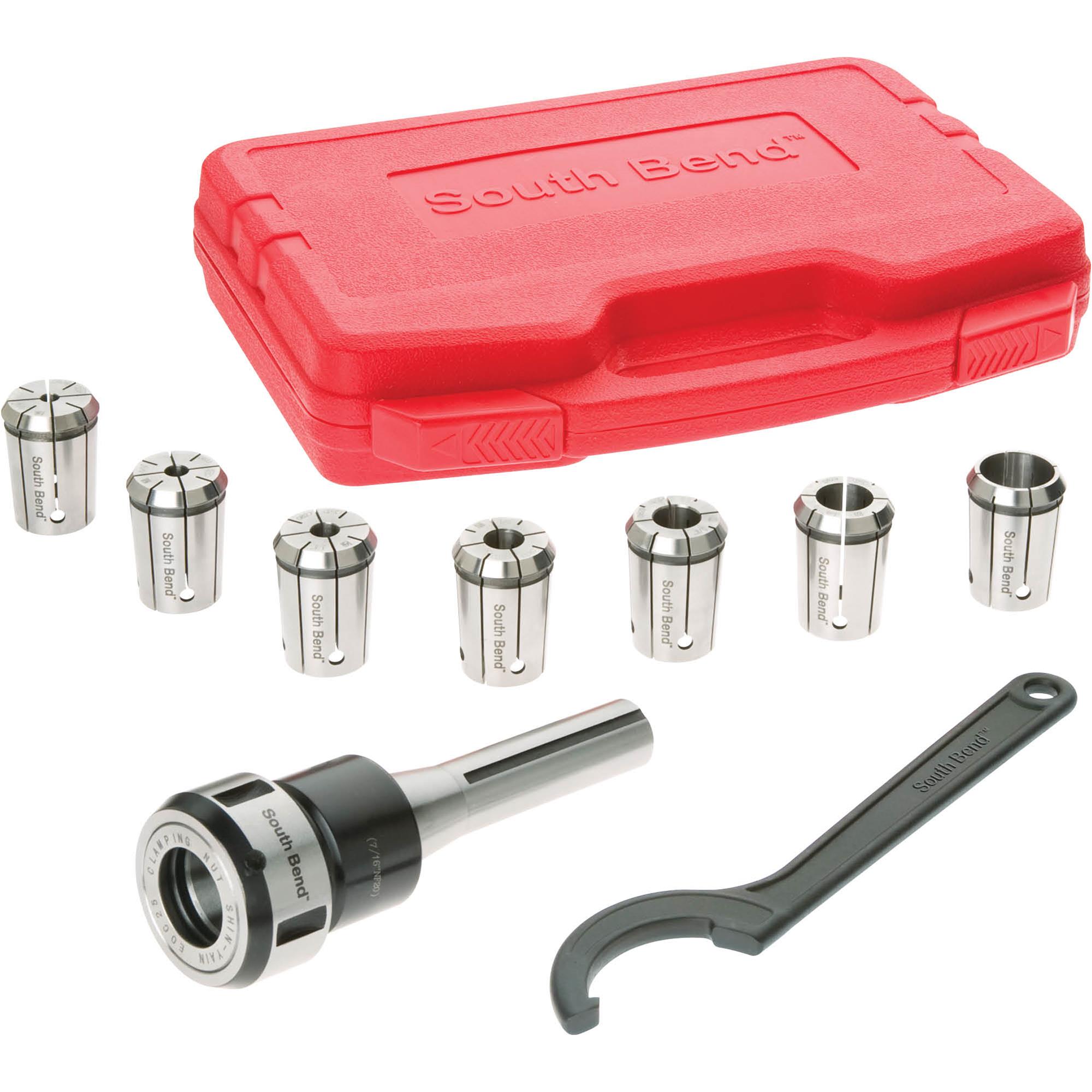 8Piece Quick Change Collet Set, R8 Grizzly Industrial