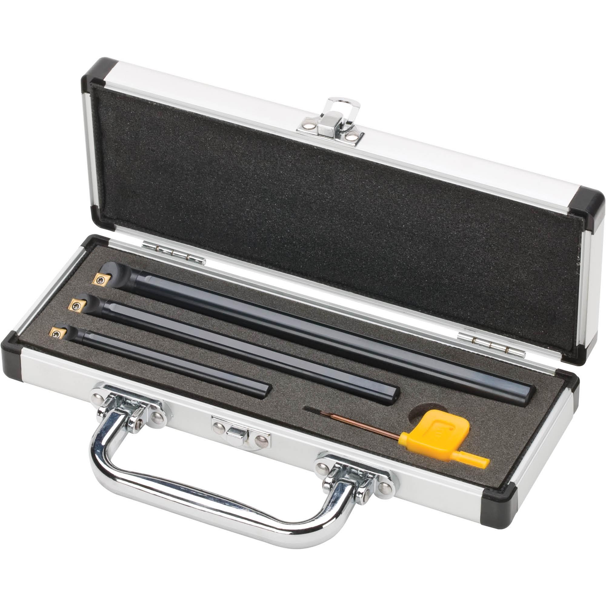 Carbide Insert CCMT Boring Bar Set, 3Pc. Grizzly Industrial