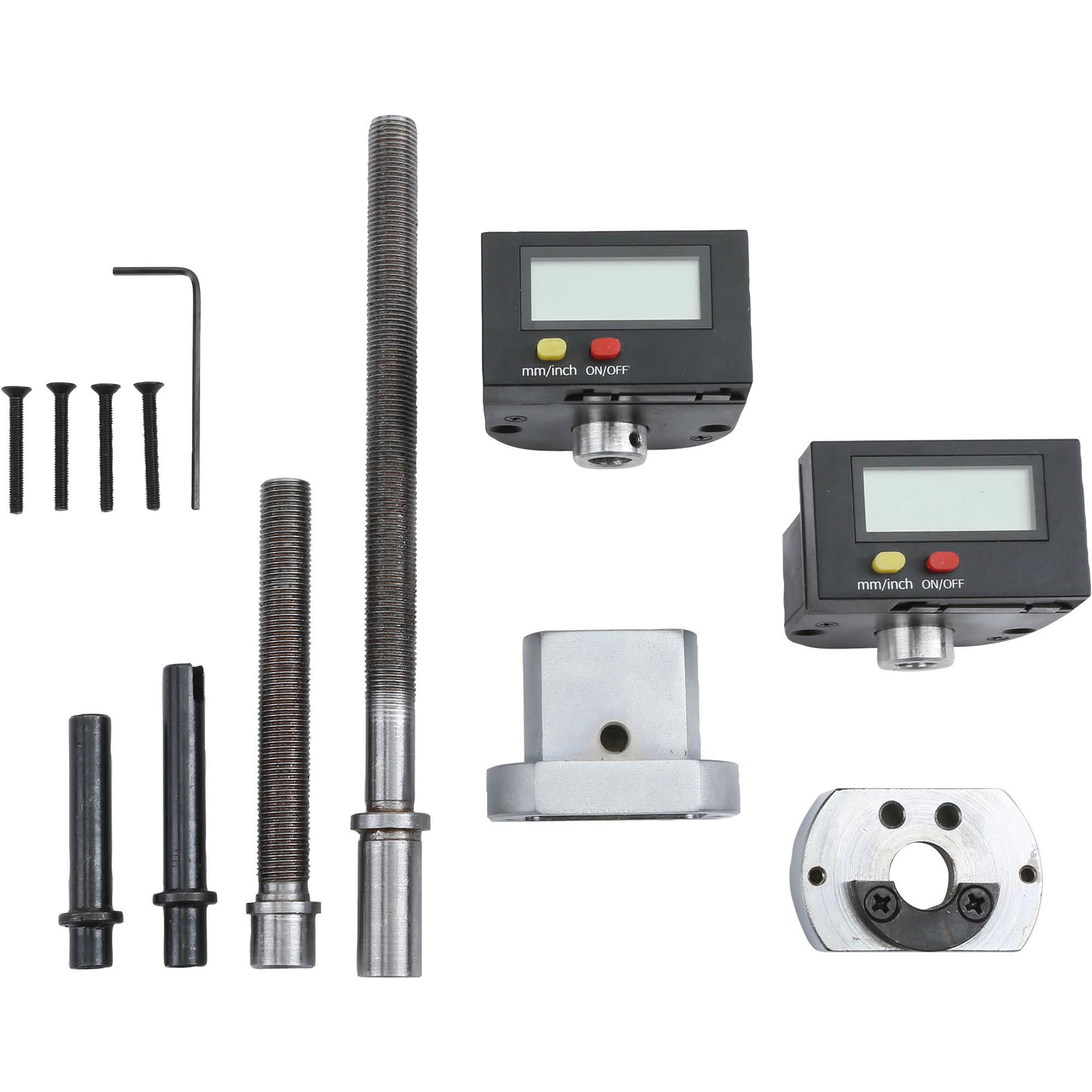 DRO with Compound Slide for G8688 Mini Metal Lathe Grizzly Industrial