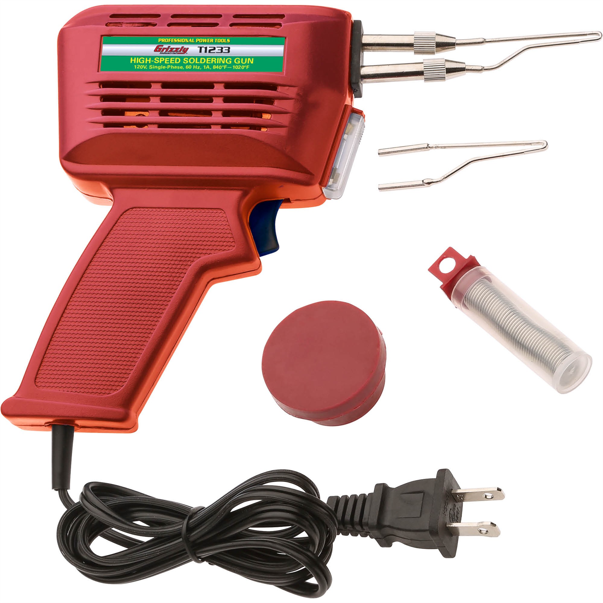 High Speed Soldering Gun Kit Grizzly Industrial