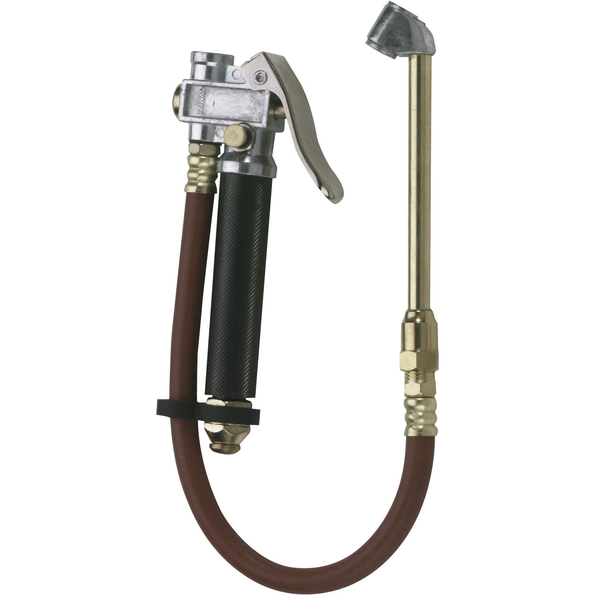 Industrial Grade Air Chuck with Tire Gauge at