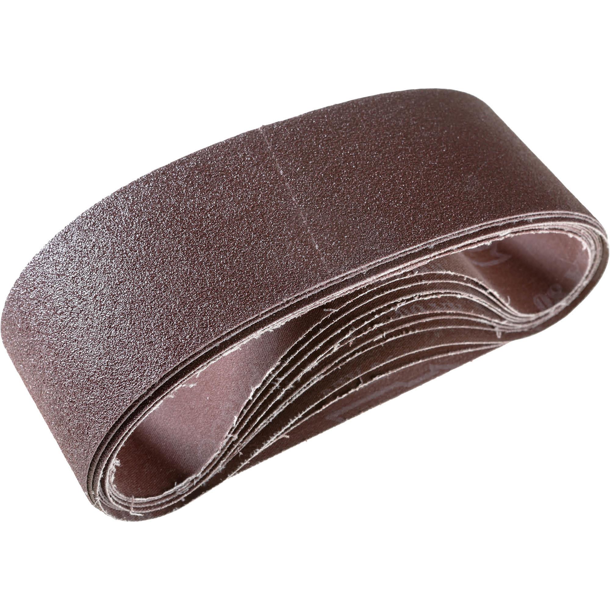 3M 340D Coated Aluminum Oxide Sanding Belt - 80 Grit, 4" X 21 3/4" - Industrial Grade For Heavy Duty Sanding