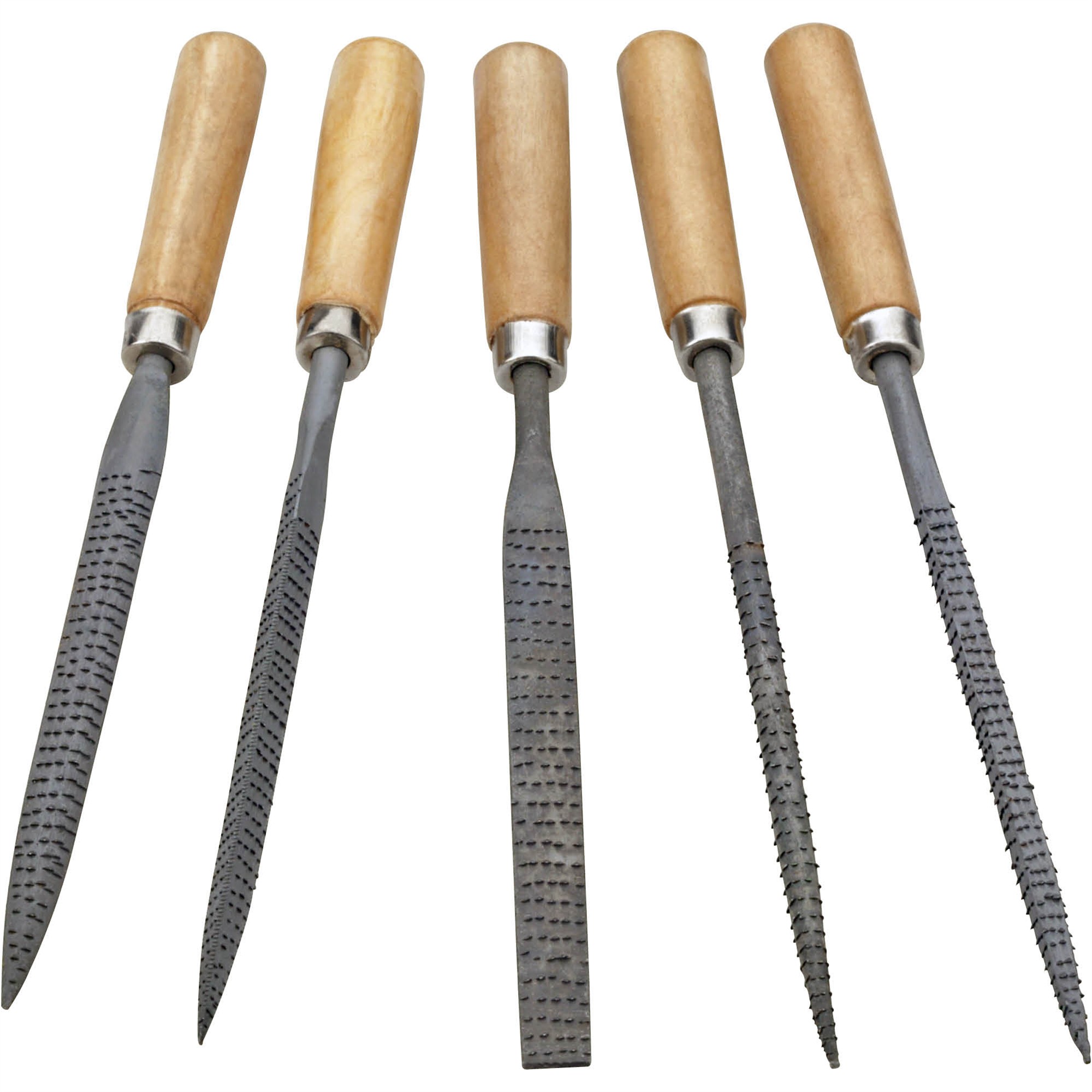 5 pc. Pro Wood Rasp Set 5 x 180mm Grizzly Industrial