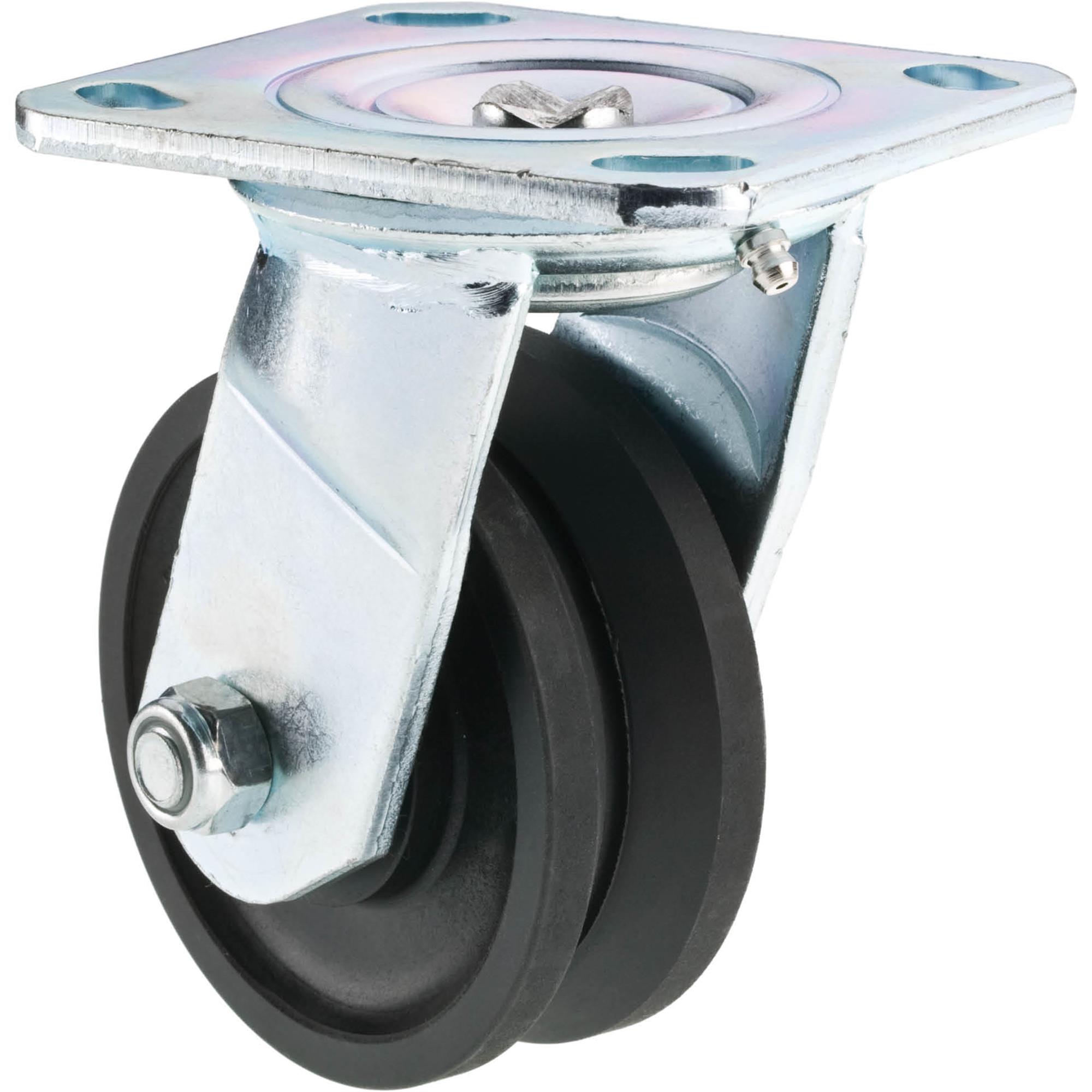 4" VGroove Plastic Swivel Caster Grizzly Industrial